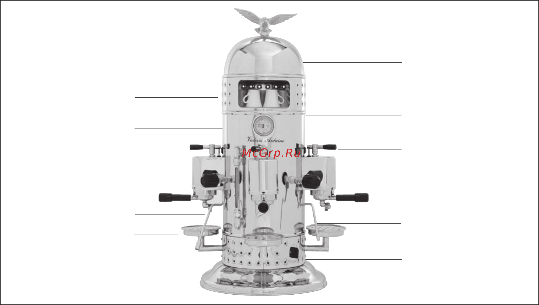Victoria Arduino Venus Bar 2 Gr S медь [33/62] Description commandes et fonctionnalite de la machine
