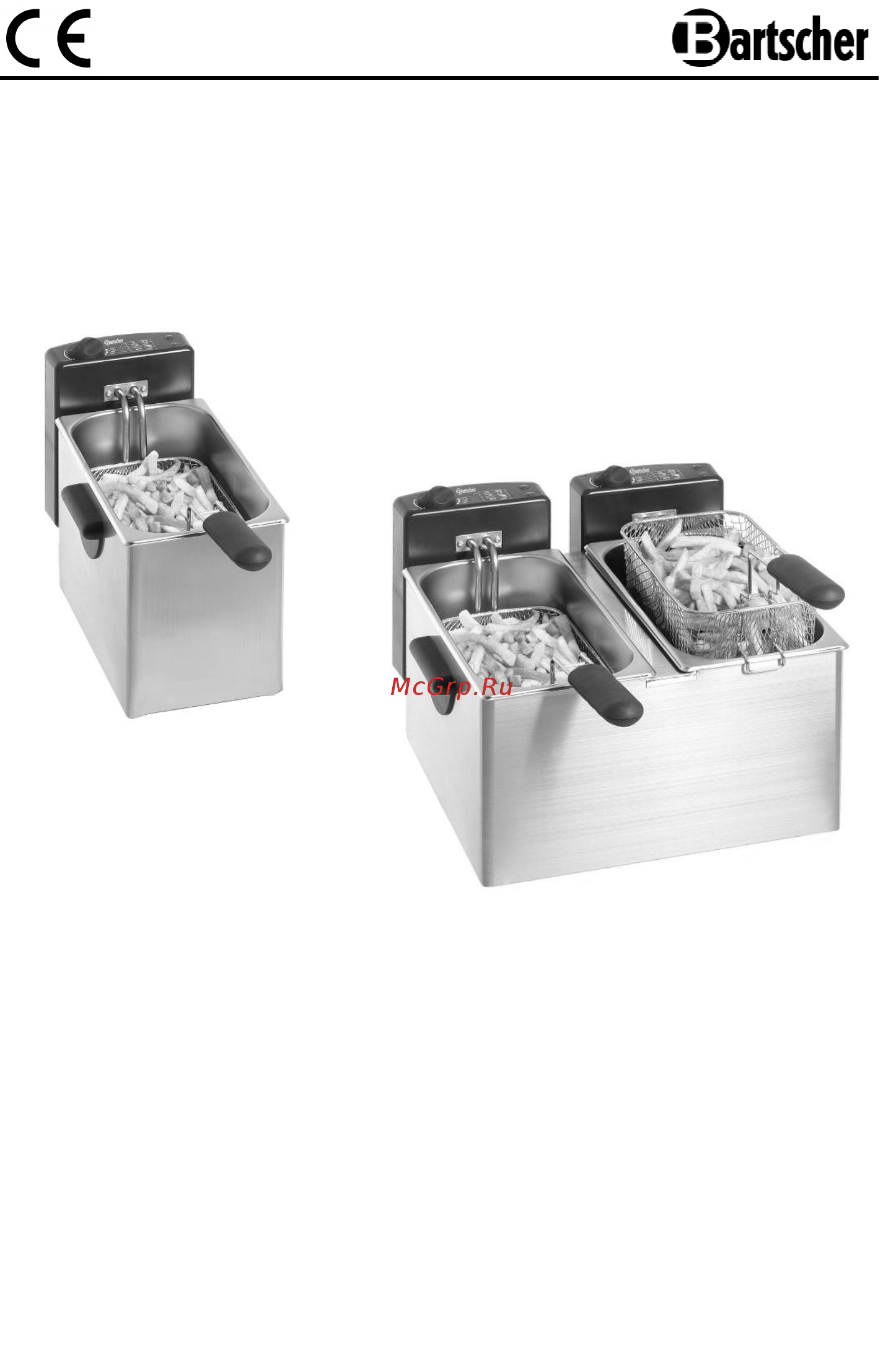 Bartscher MINI II Инструкция по эксплуатации онлайн