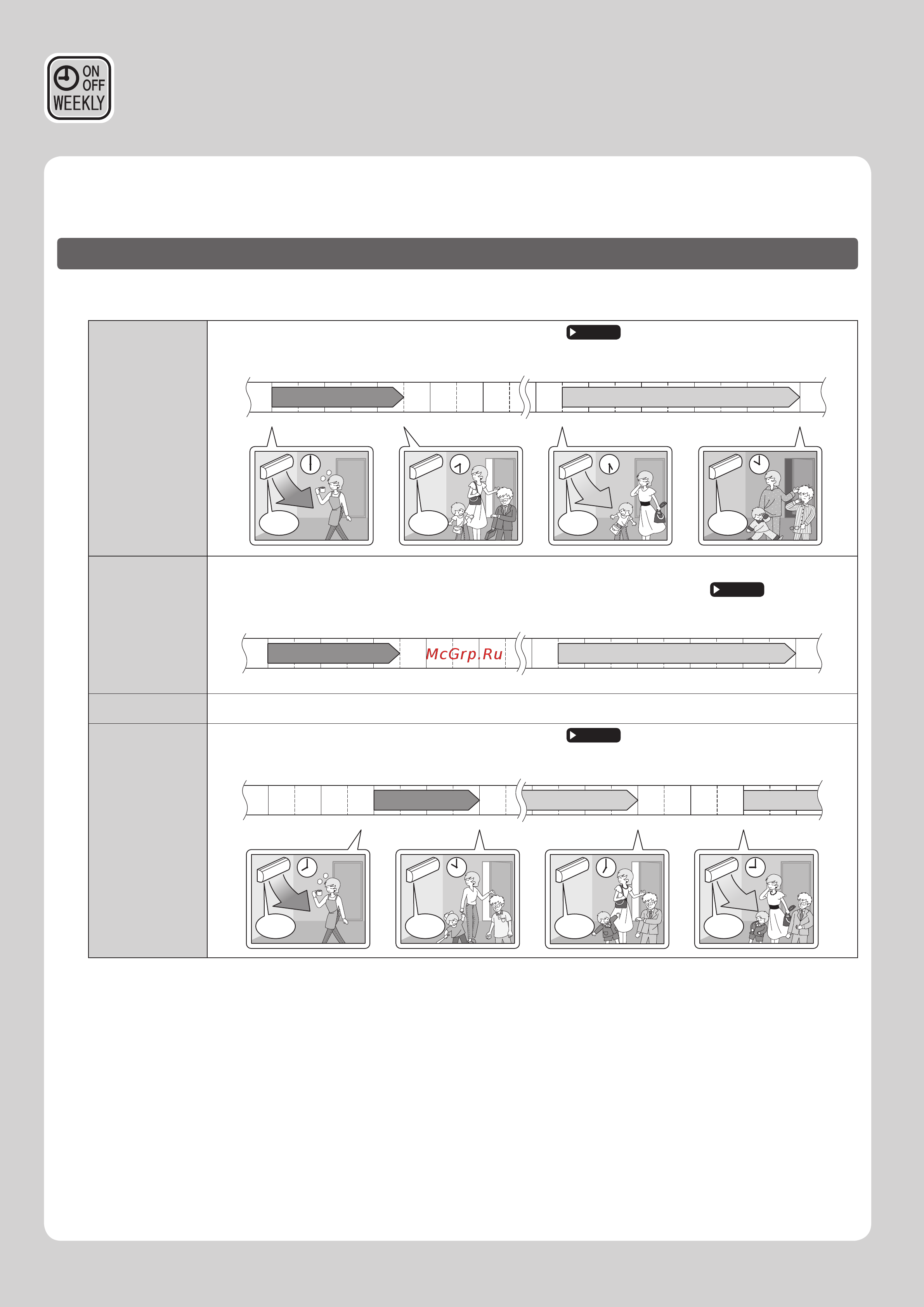 Daikin FTXS42K / RXS42K [24/44] Работа в режиме еженедельного таймера