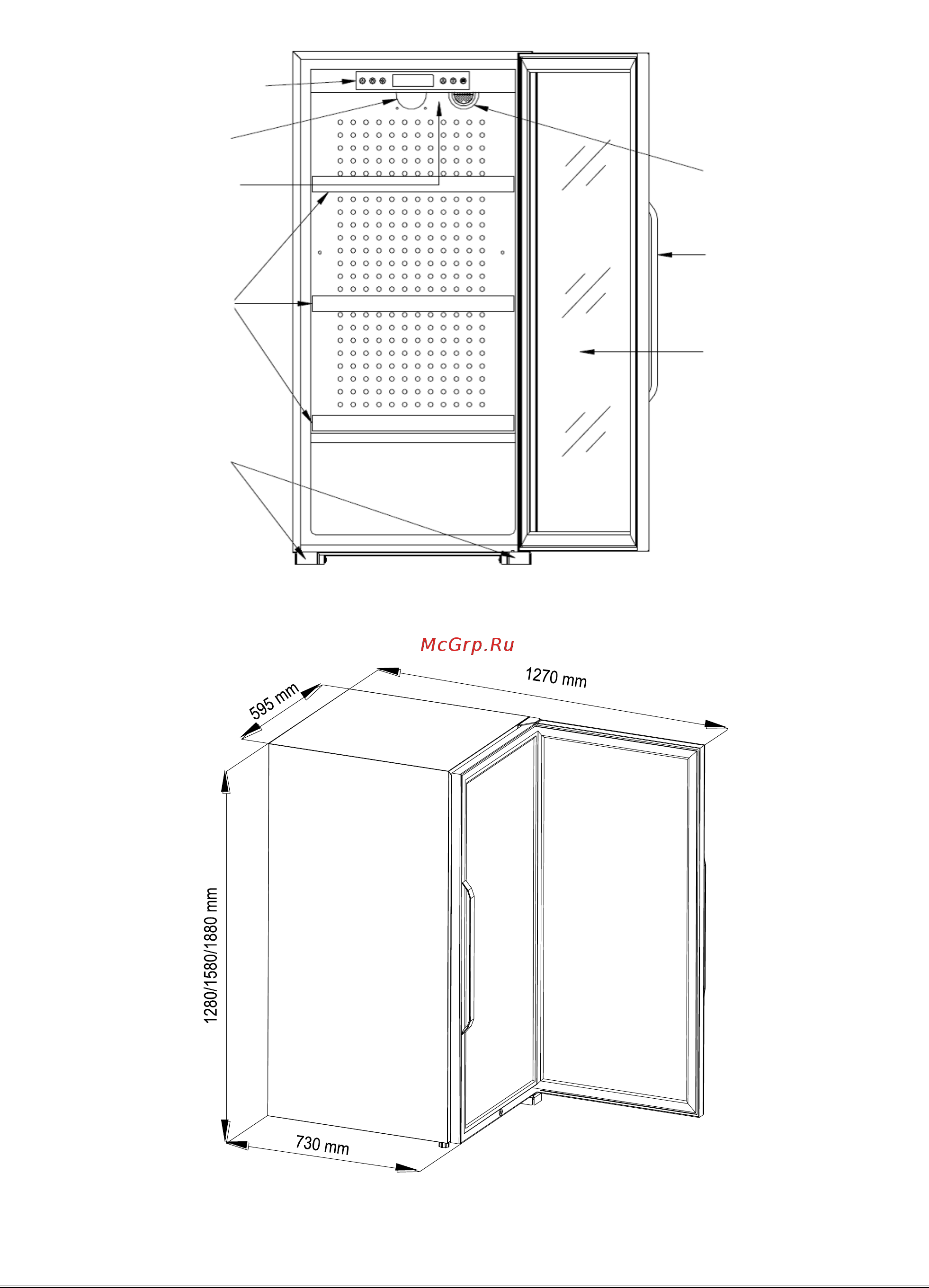 La Sommeliere CTVE230 ECO Cl. A [4/20] Описание устройства