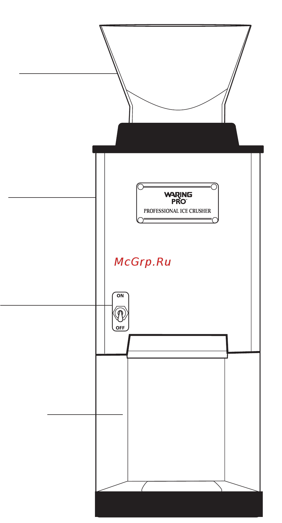 Waring IC70 WAR Инструкция по эксплуатации онлайн [5/12] 277622