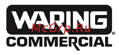 Waring MMB160E WAR [11/36] Limited one year warranty