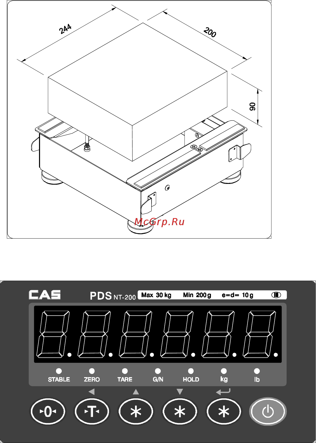 CAS PDSII-30H [8/33] Сканер