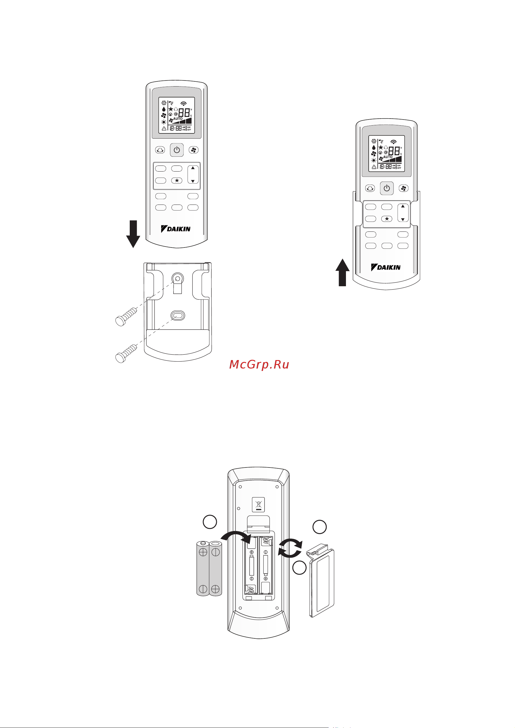 Daikin ATXN25NV1B [49/52] ﺕﺎﻳﺭﺎﻄﺒﻟﺍ ﻝﺎﺧﺩﺇ