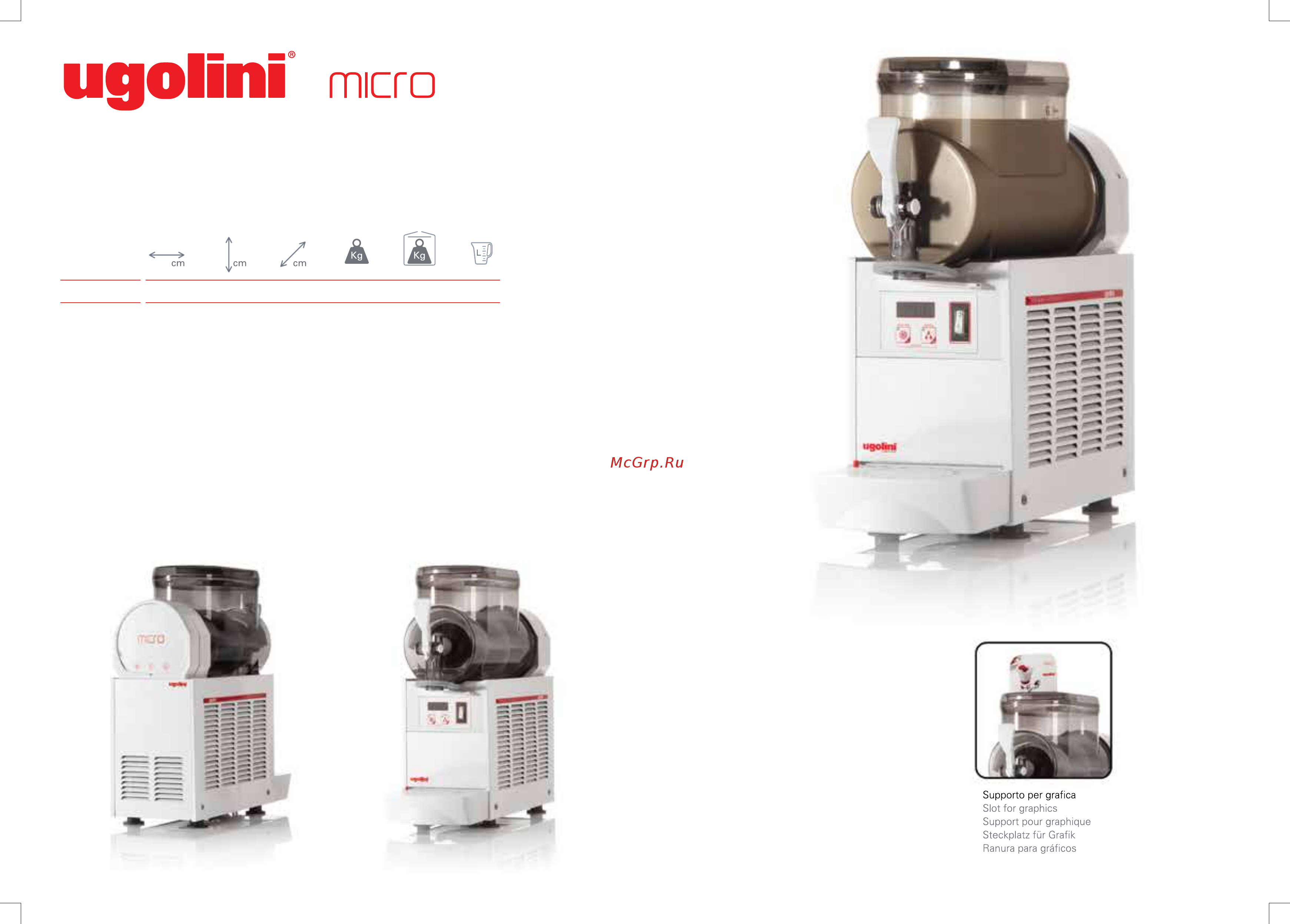 UGOLINI MINIGEL 2 Plus Каталог оборудования UGOLINI онлайн [10/32] 280016