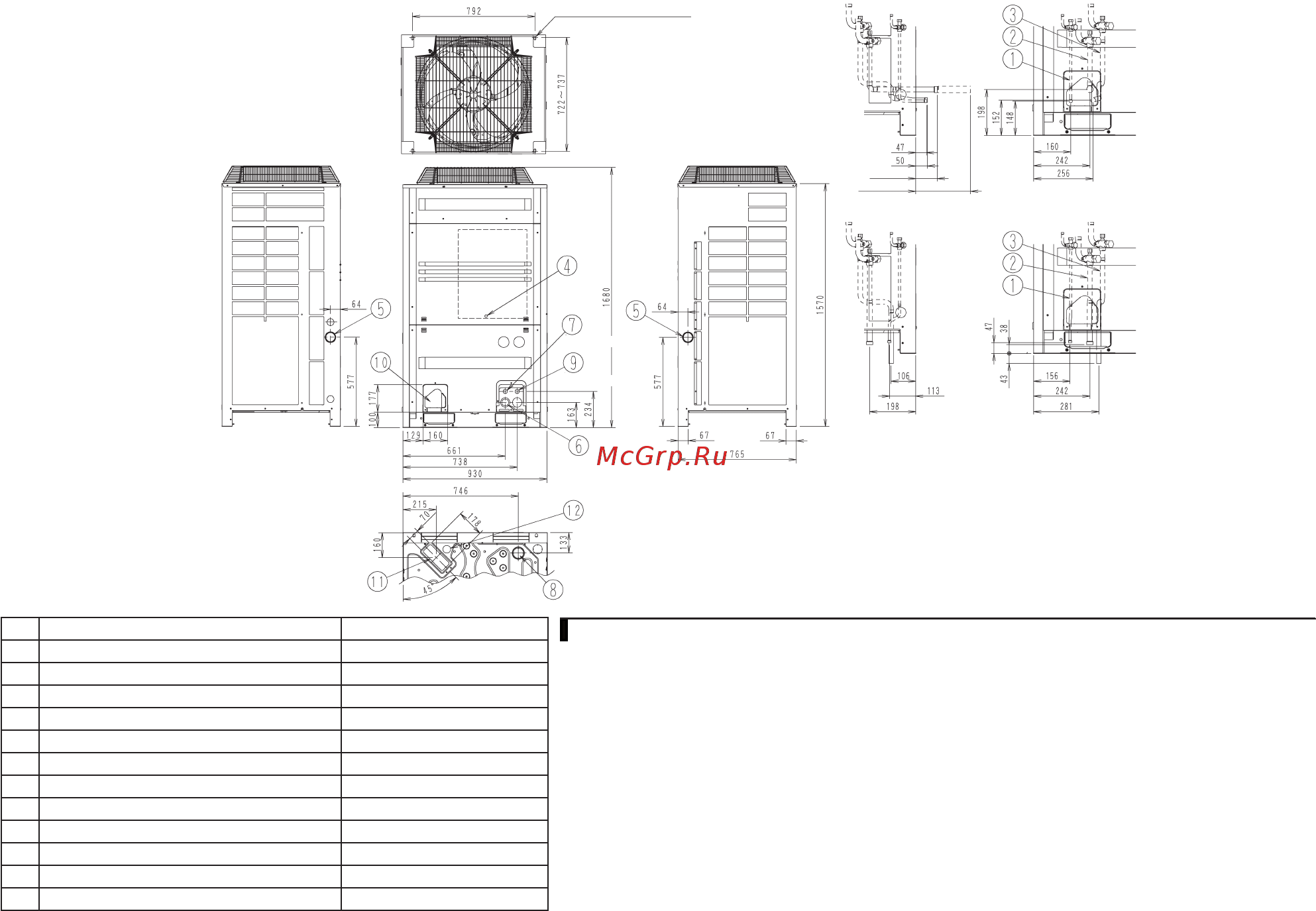Daikin RTSQ12PA Схема онлайн