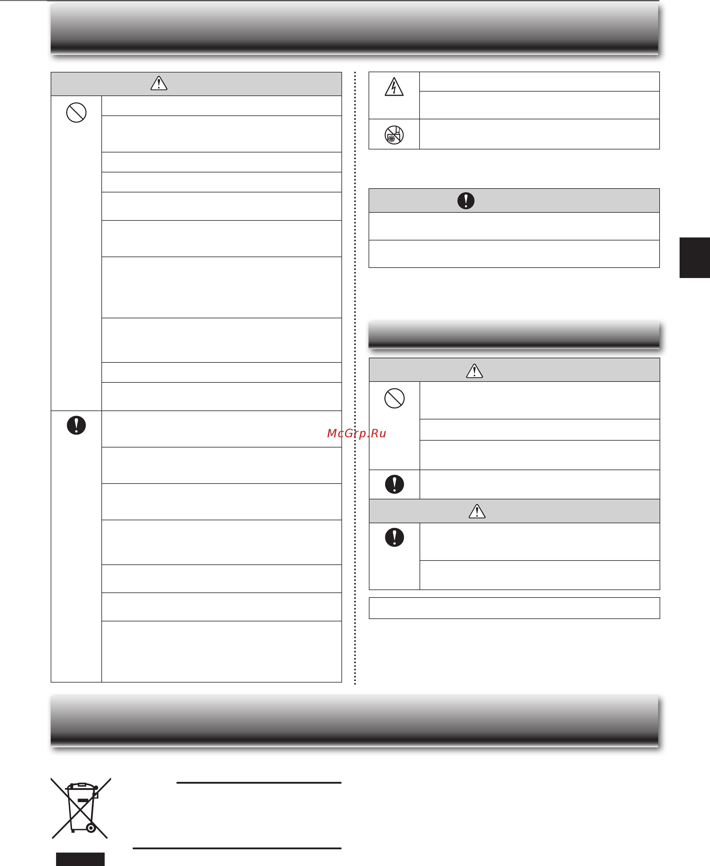 Mitsubishi Electric MSZ-EF50VE2S [3/32] Afety precautions