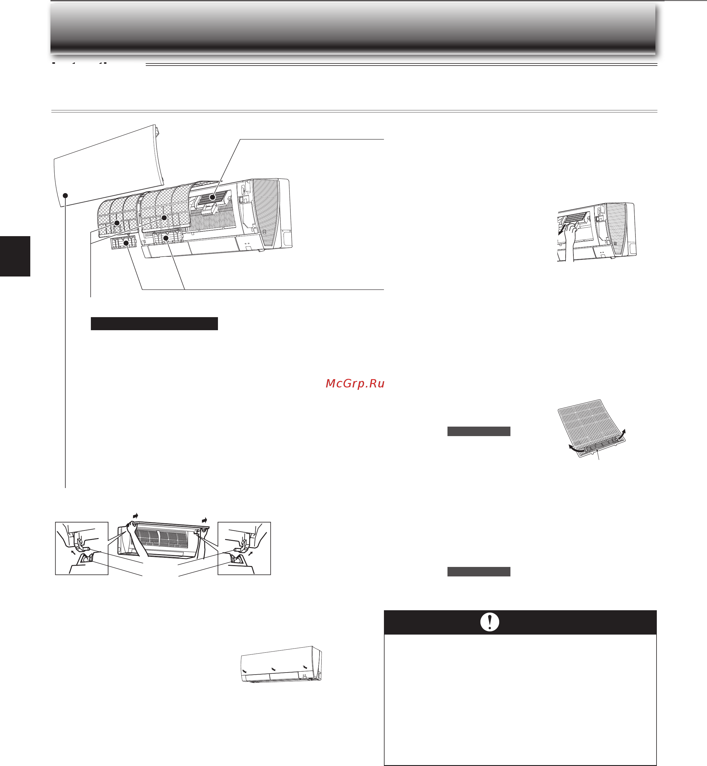 Mitsubishi Electric MSZ-FH25VE [12/44] Leaning