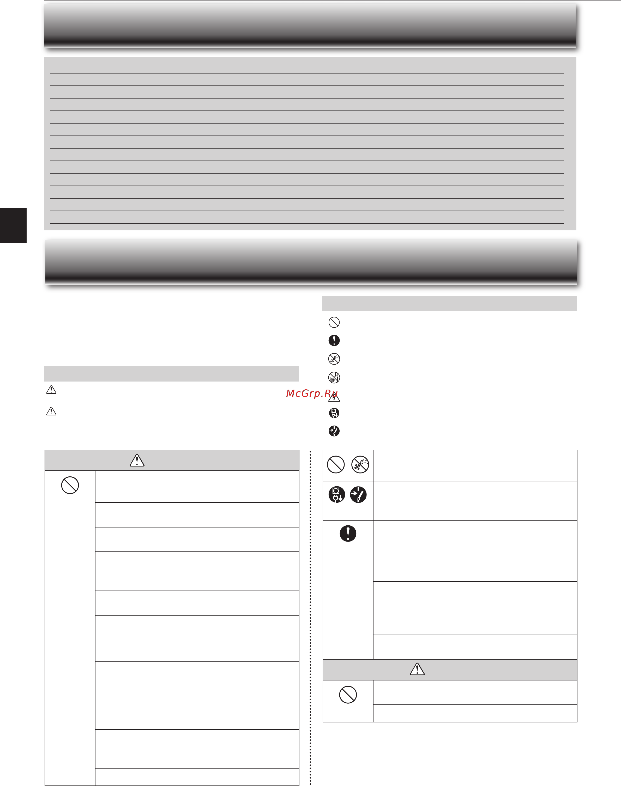 Mitsubishi Electric MLZ-KA35VA + декор. панель MLP-440W [2/19] Caution