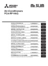 Mitsubishi Electric PCA-RP71HAQ / PUHZ-ZRP71VHA Инструкция по установке