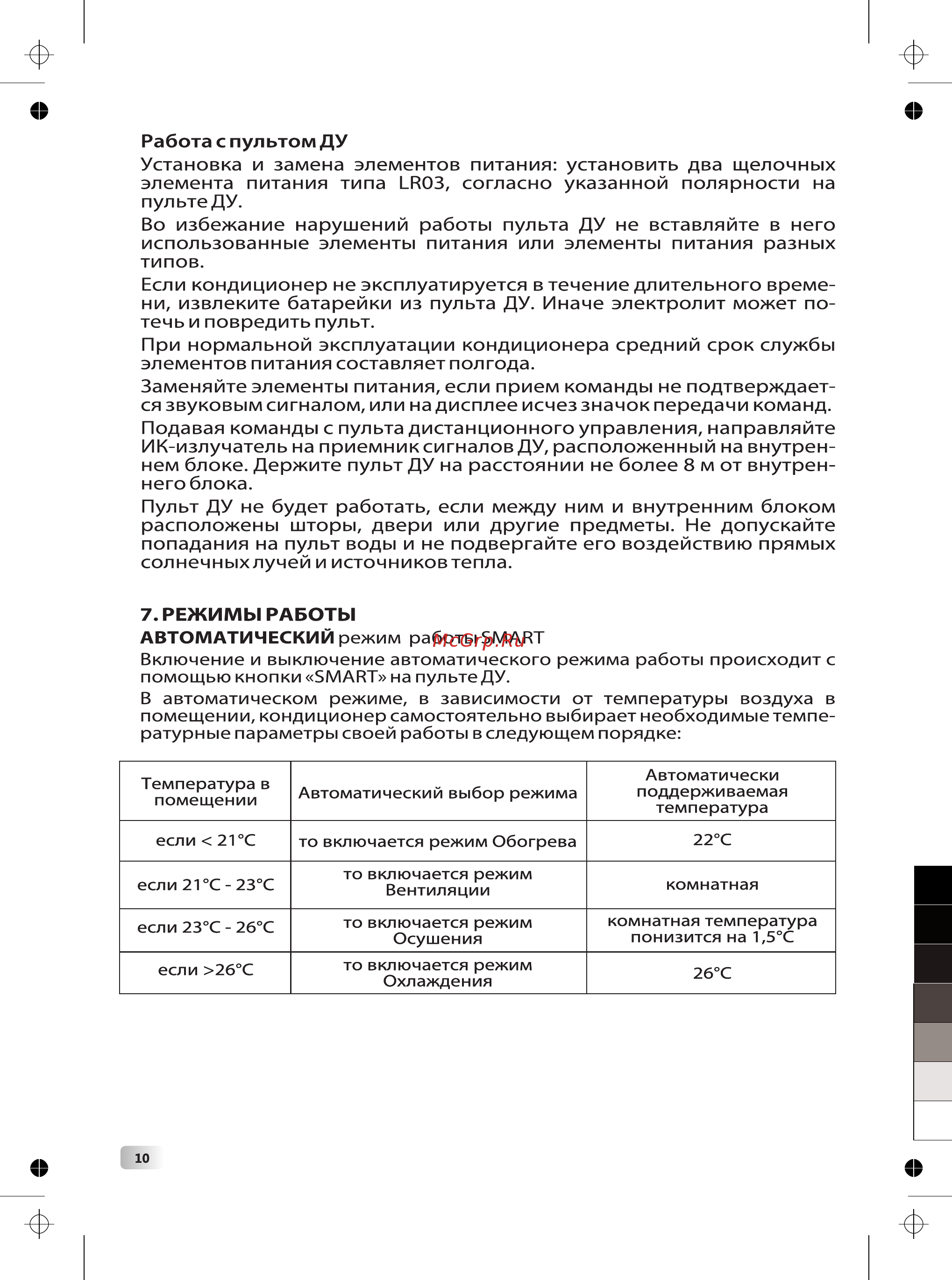 IGC RAS/RAC-V24NHS Инструкция по эксплуатации онлайн [10/20] 278084