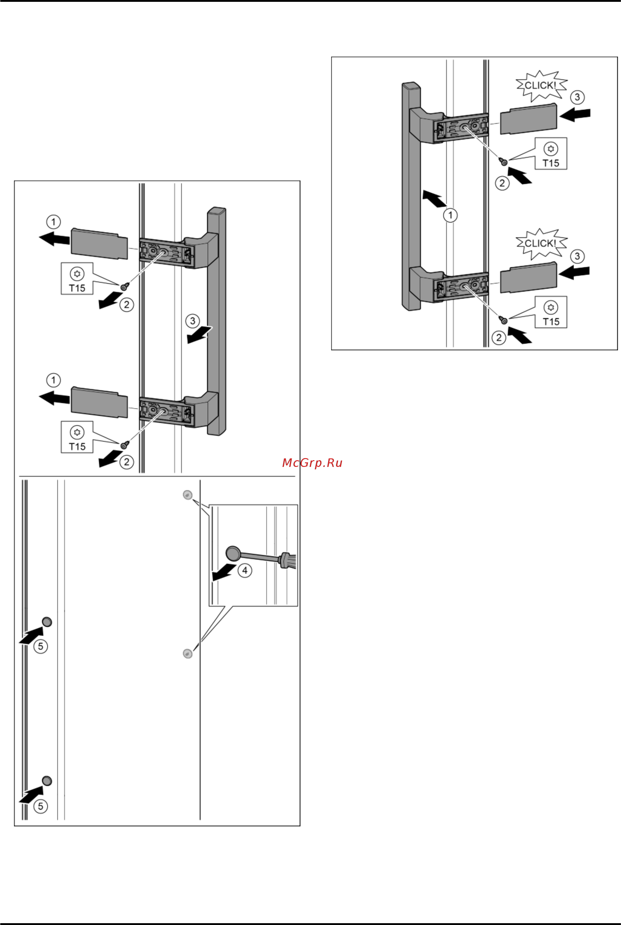 Liebherr CNP 4358 [14/32] Greep omzetten