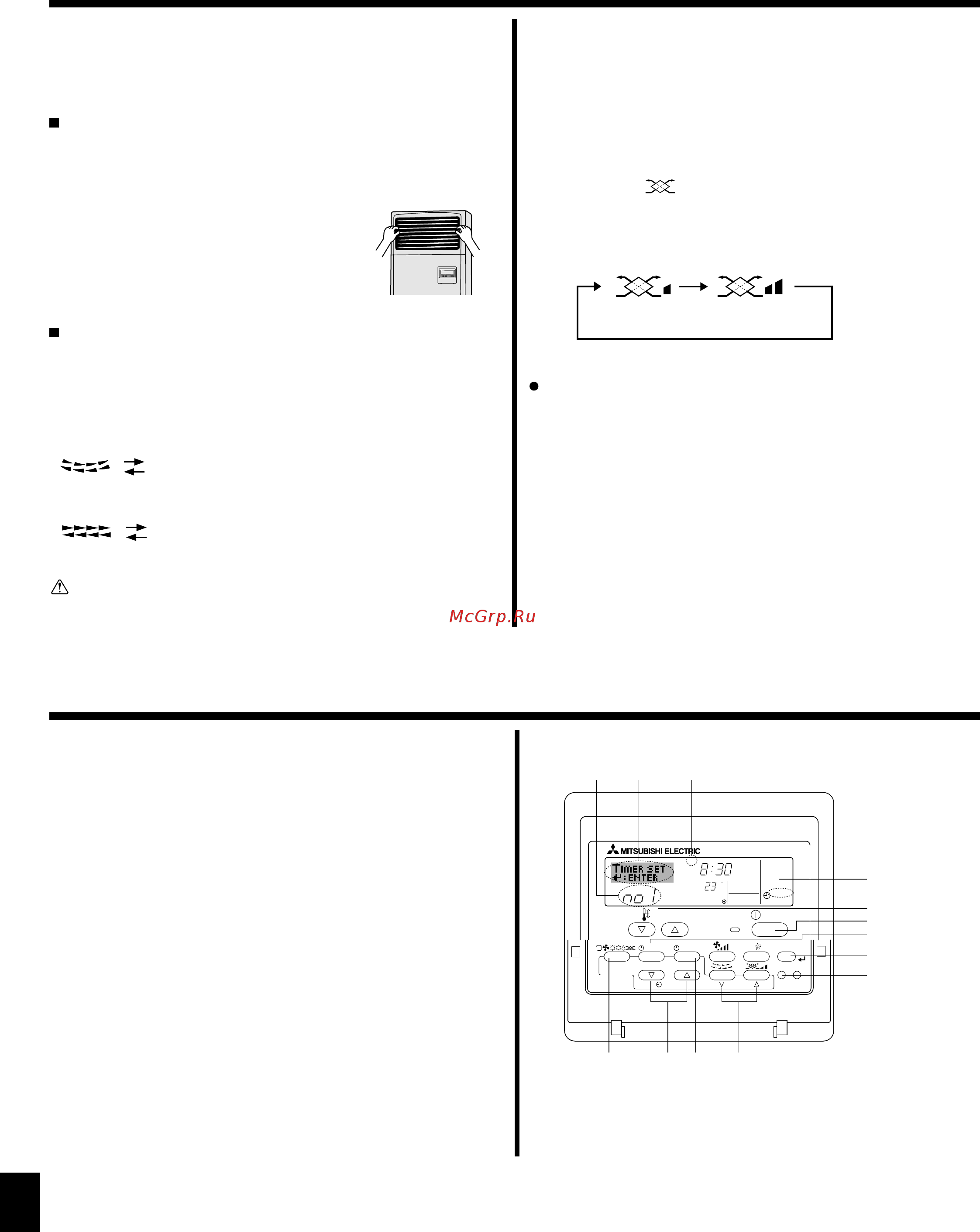 Mitsubishi Electric PSA-RP125KA / PUHZ-ZRP125YKA [24/36] Эксплуатация