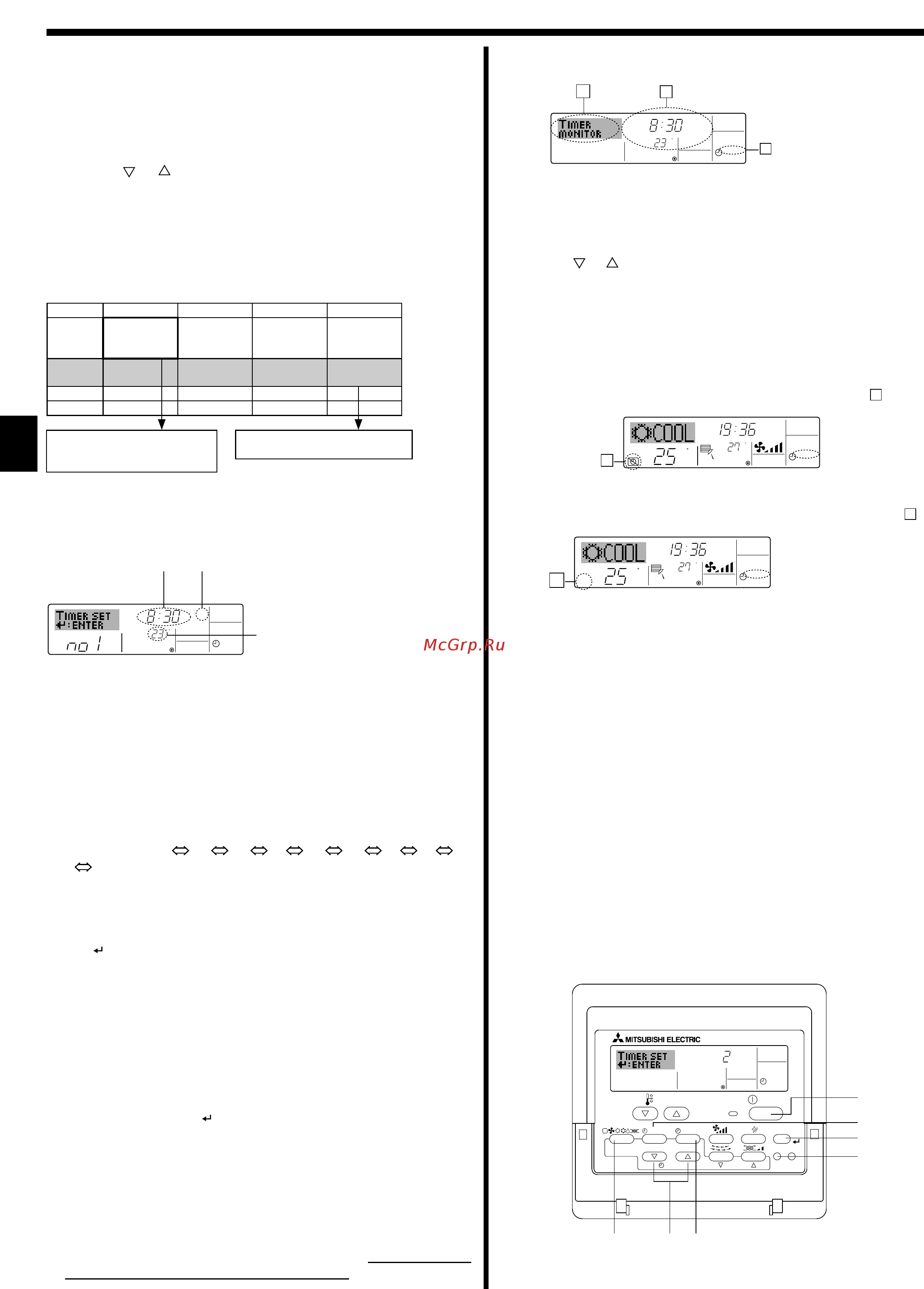 Mitsubishi Electric PSA-RP140KA / PUHZ-P140YHA [8/36] Simple timer