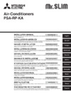 Mitsubishi Electric PSA-RP71KA / PUHZ-ZRP71VHA Инструкция по установке