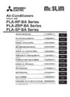 Mitsubishi Electric PLA-ZRP71BA / PUHZ-SHW80VHA Инструкция по эксплуатации