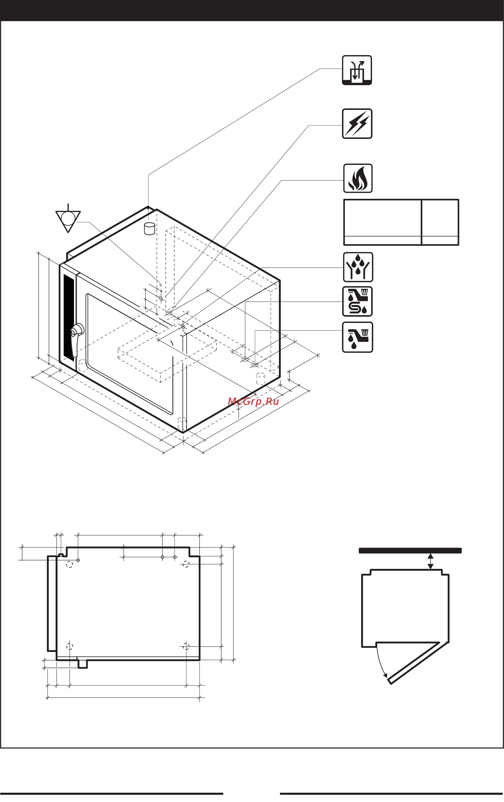 Lainox REV051M [27/32] Installation diagrams rgv 051 m rgv 051 s