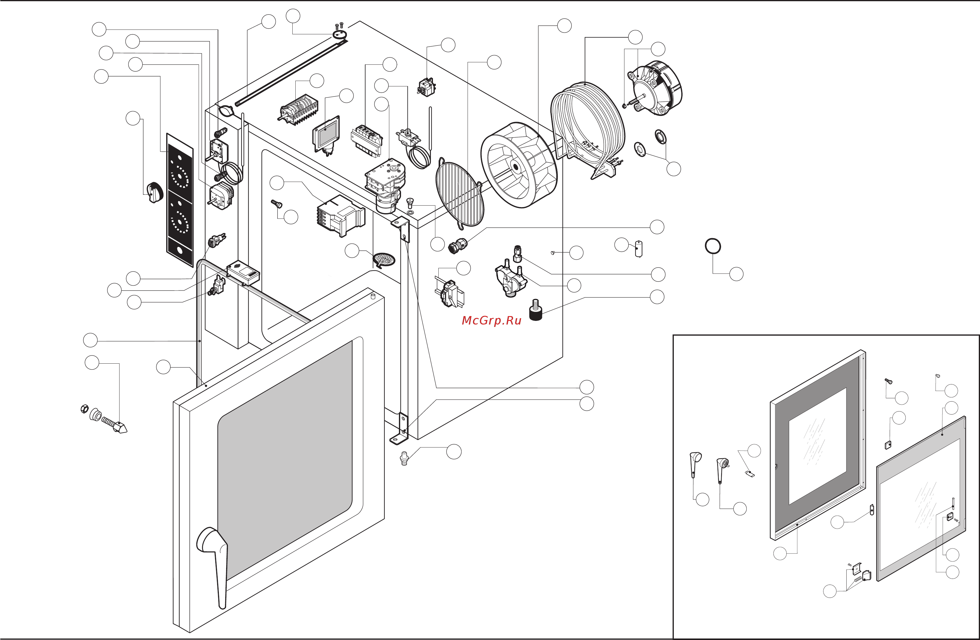 Lainox REV101M Конструкция (англ.) онлайн