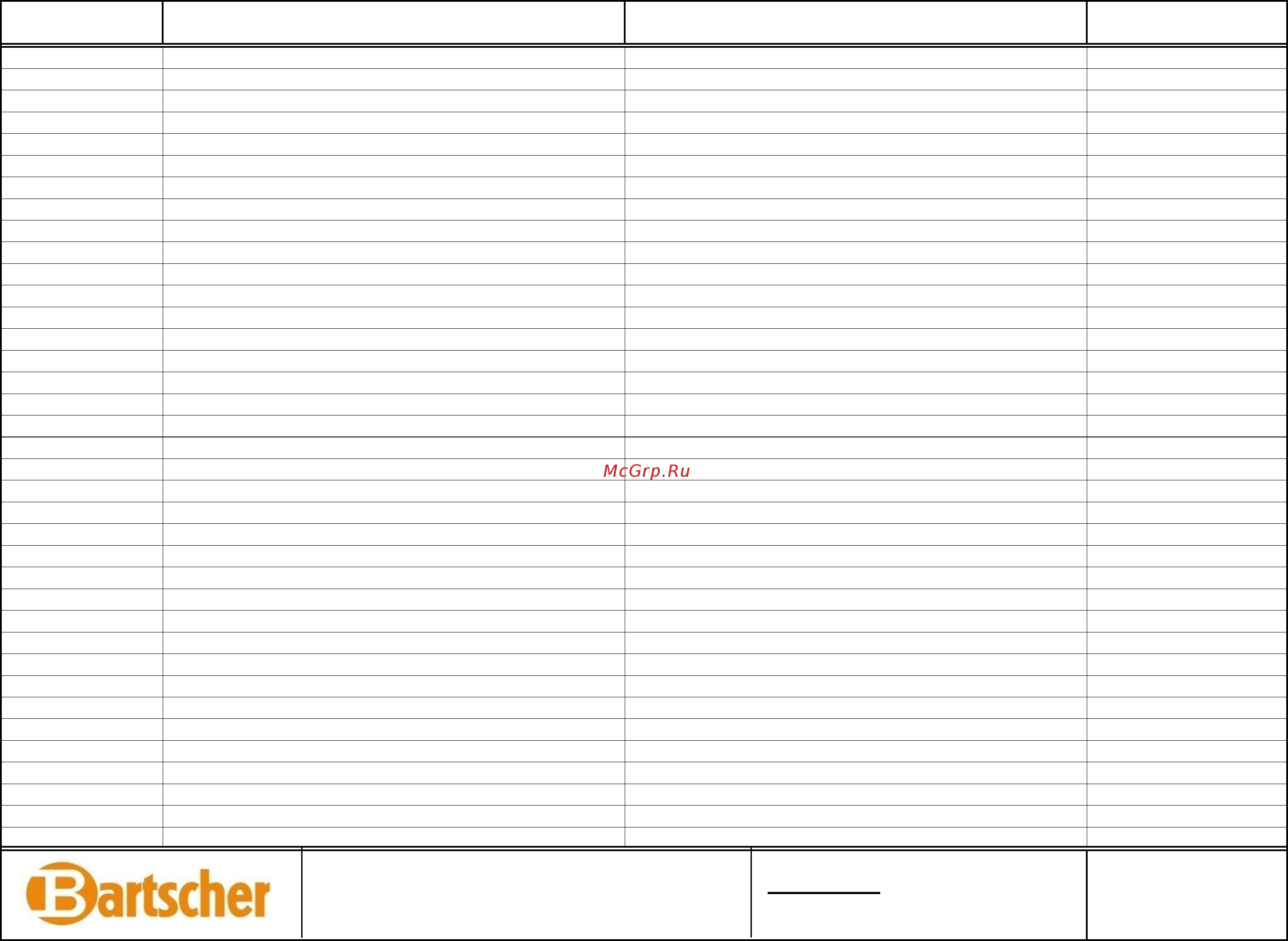 Bartscher 130206 [2/2] Preisliste