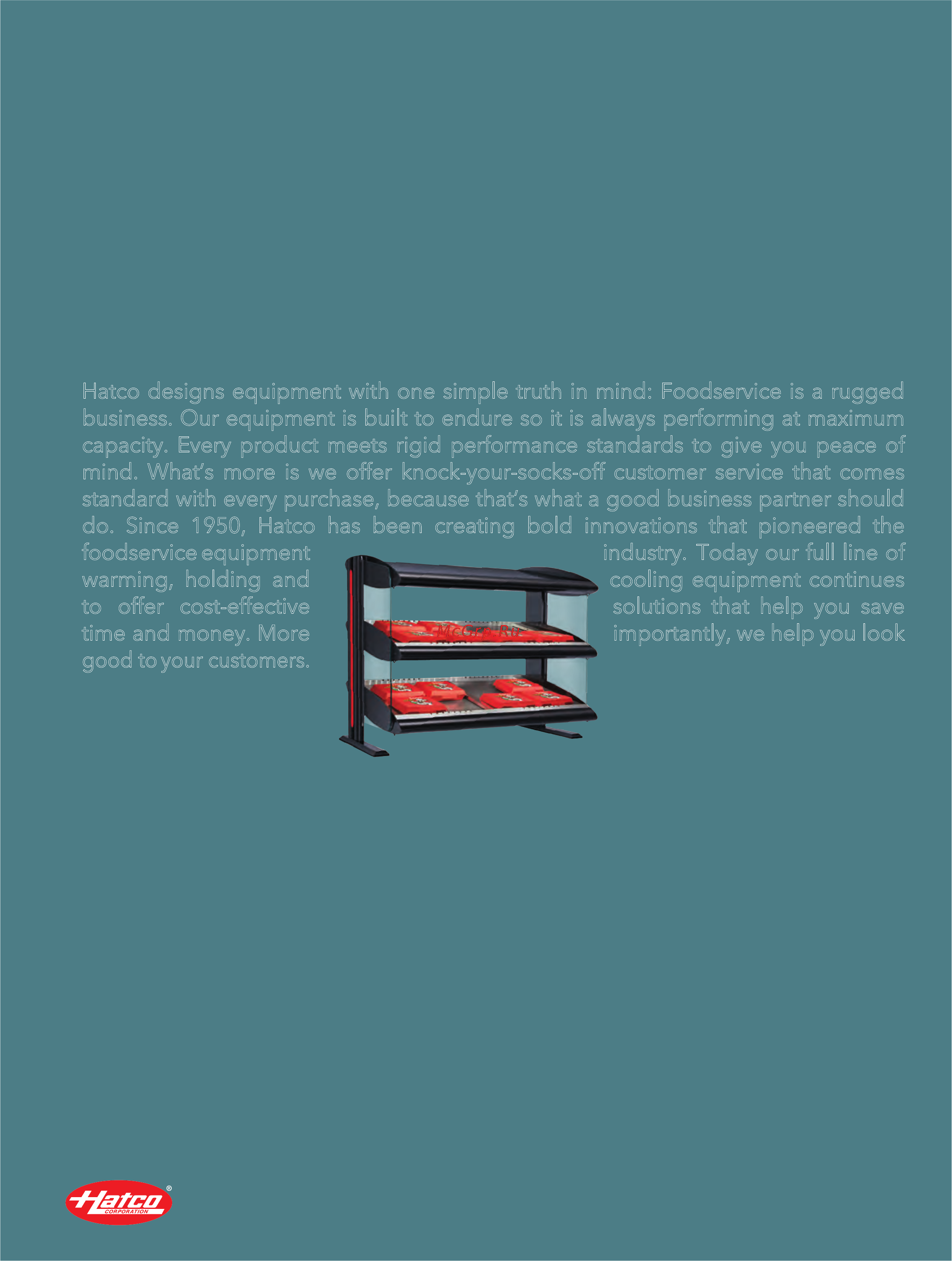 Hatco FSHC-6W1 [2/6] Equipment you can rely on a partner you can turn to