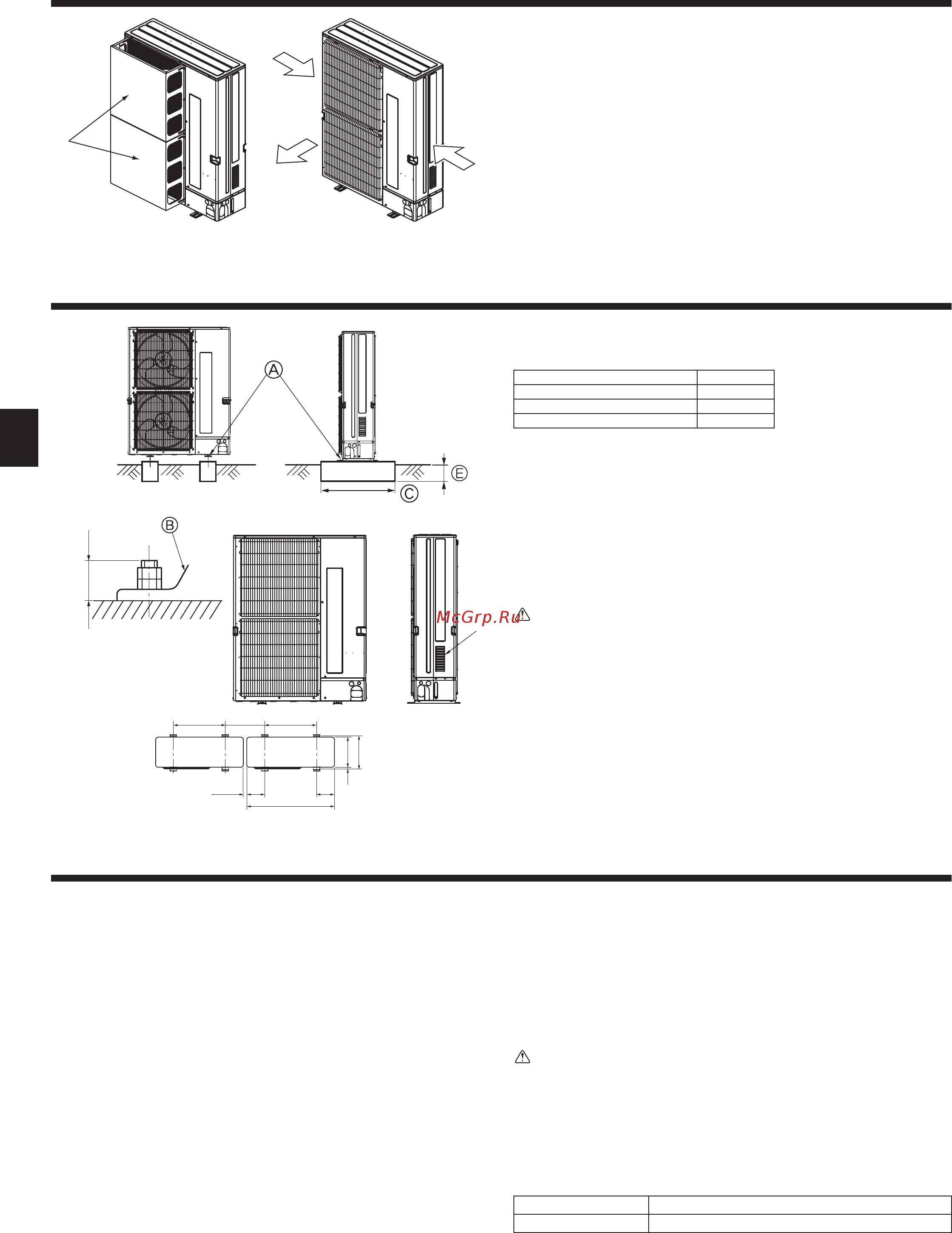 Mitsubishi Electric PUMY-P112VKM [6/39] Installation location
