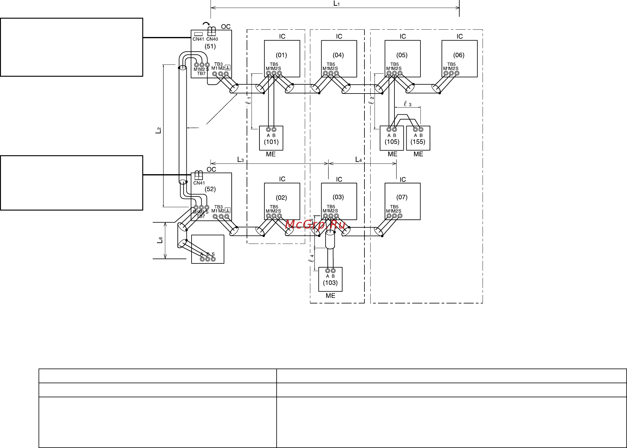 Mitsubishi Electric PUHY-P200YKB-A1.TH [94/106] 1 при подключении пультов дистанционного управления me
