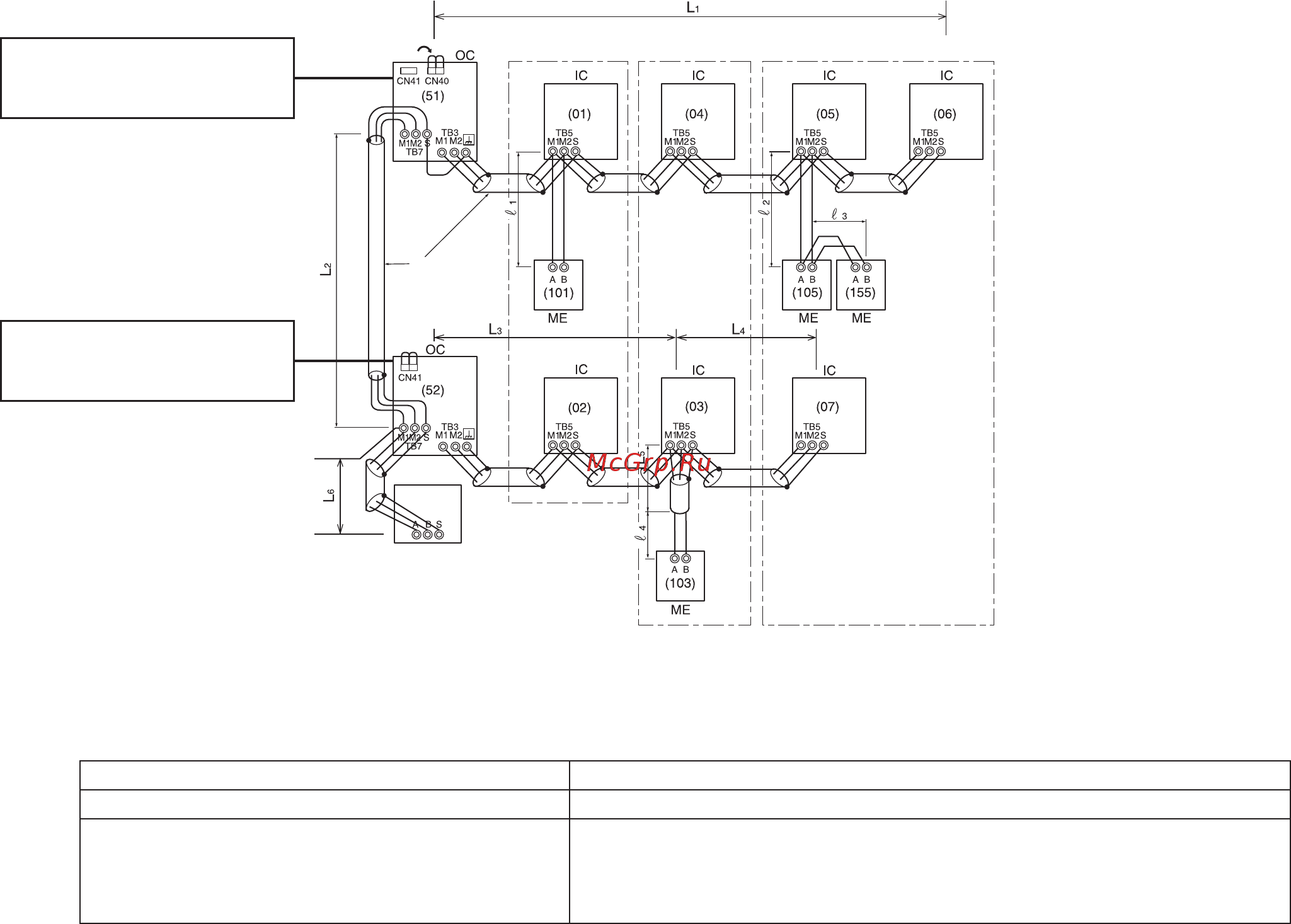 Mitsubishi Electric PUHY-EP450YLM-A [40/56] 1 when me remote controllers are connected