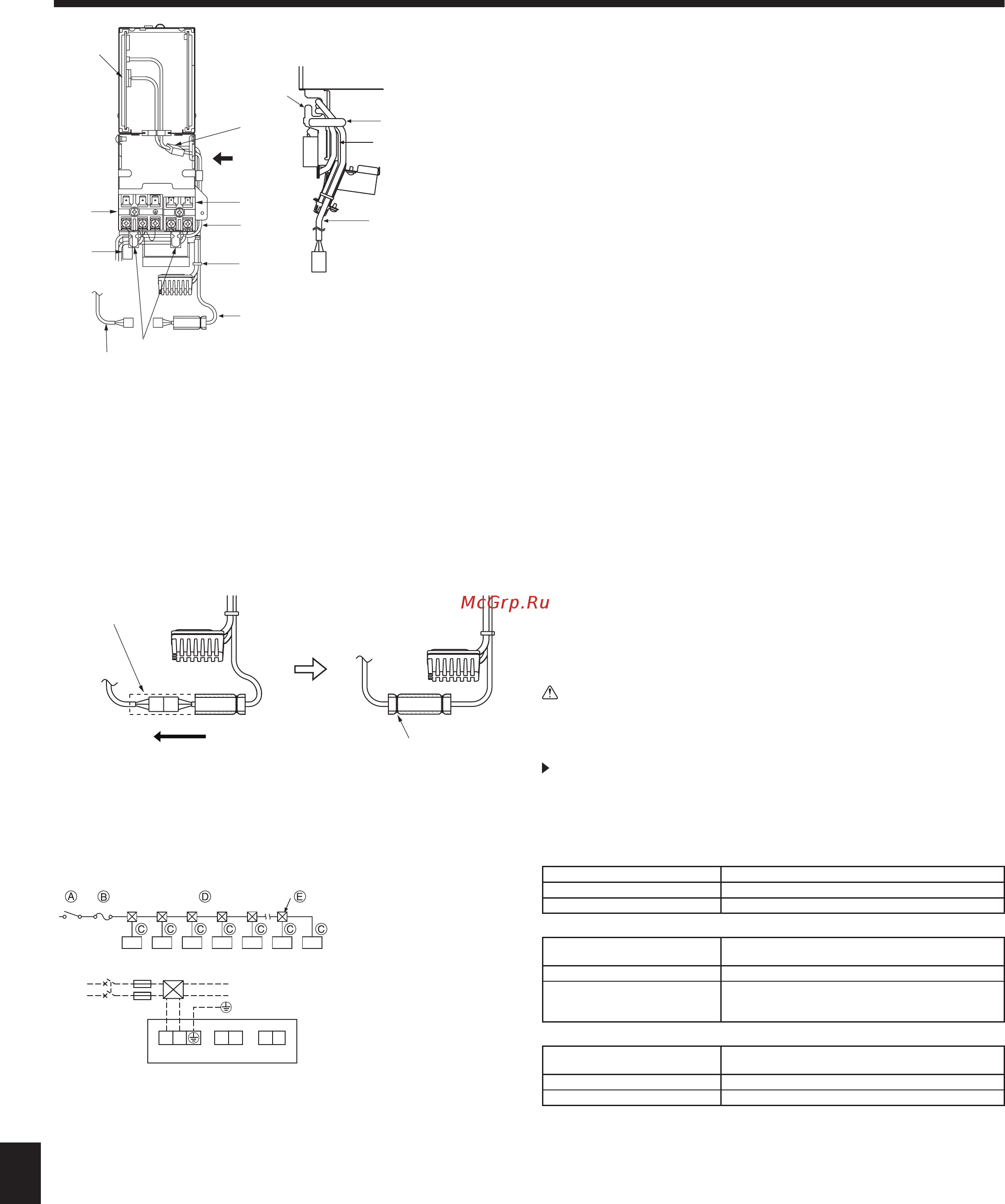 Mitsubishi Electric PKFY-P25VBM-E [12/14] Электрические работы