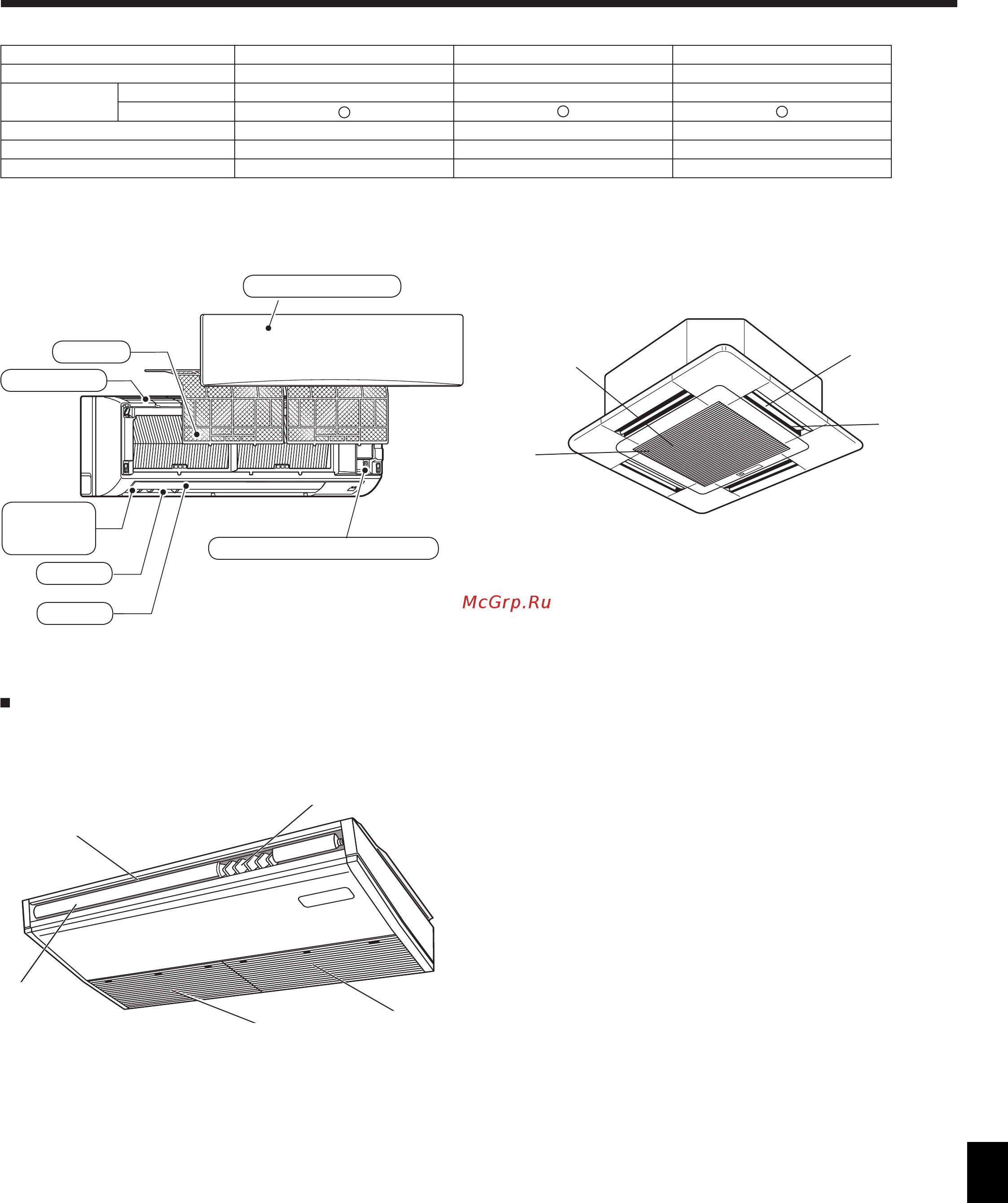 Mitsubishi Electric PLFY-P15VCM-E [23/42] Наименование деталей