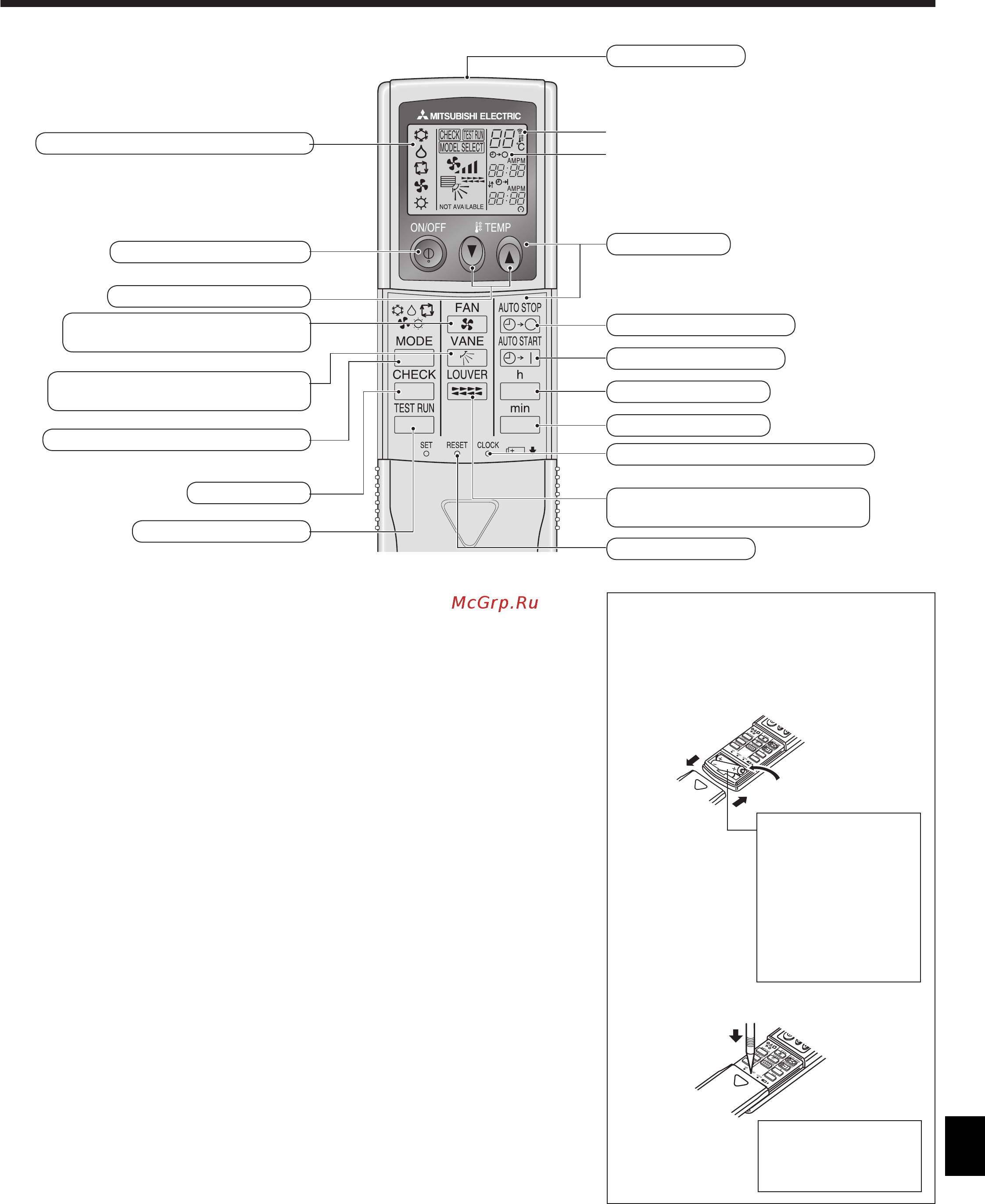 Mitsubishi Electric PLFY-P15VCM-E [25/42] Наименование деталей