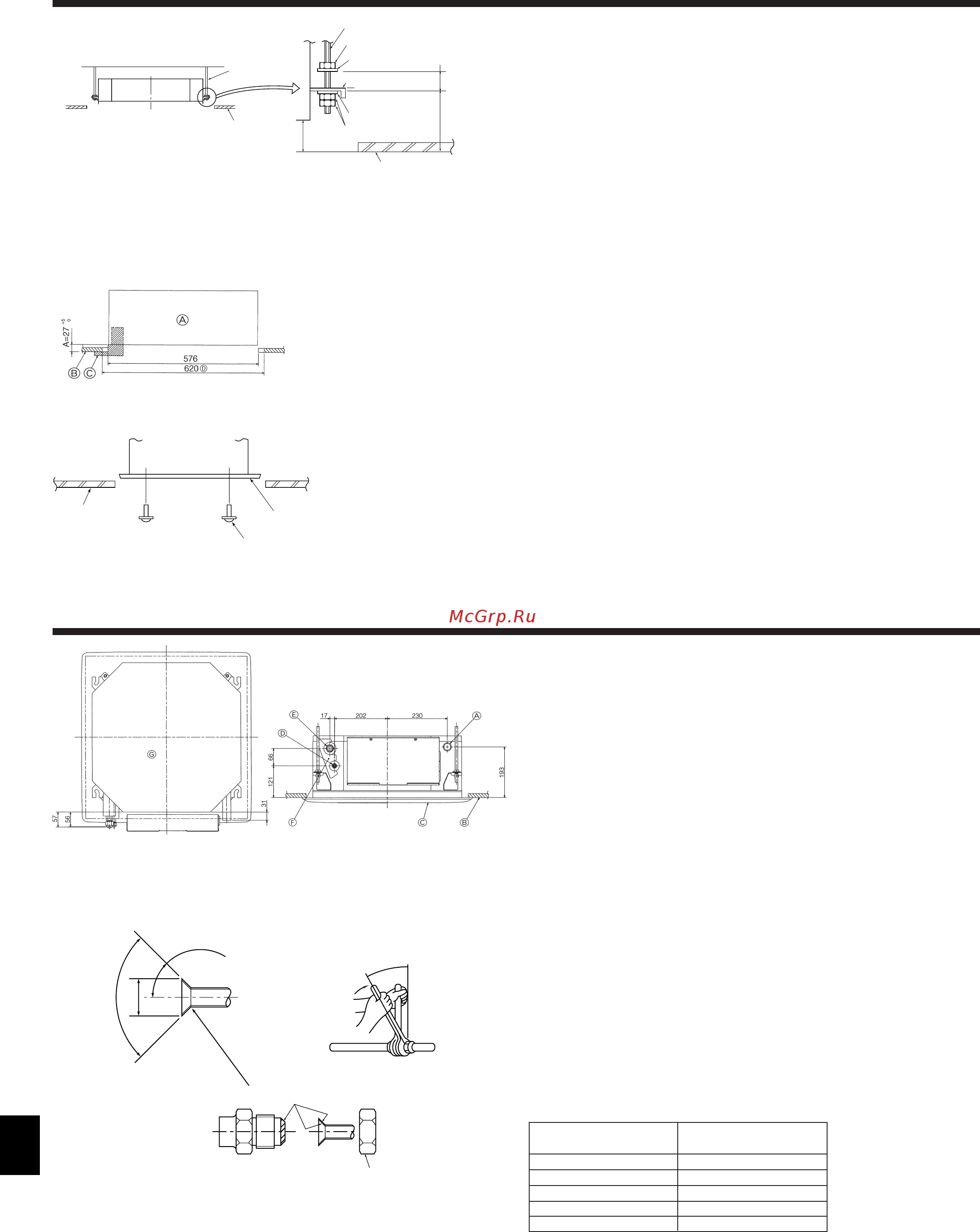 Mitsubishi Electric PLFY-P15VCM-E [12/18] Установка внутреннего прибора