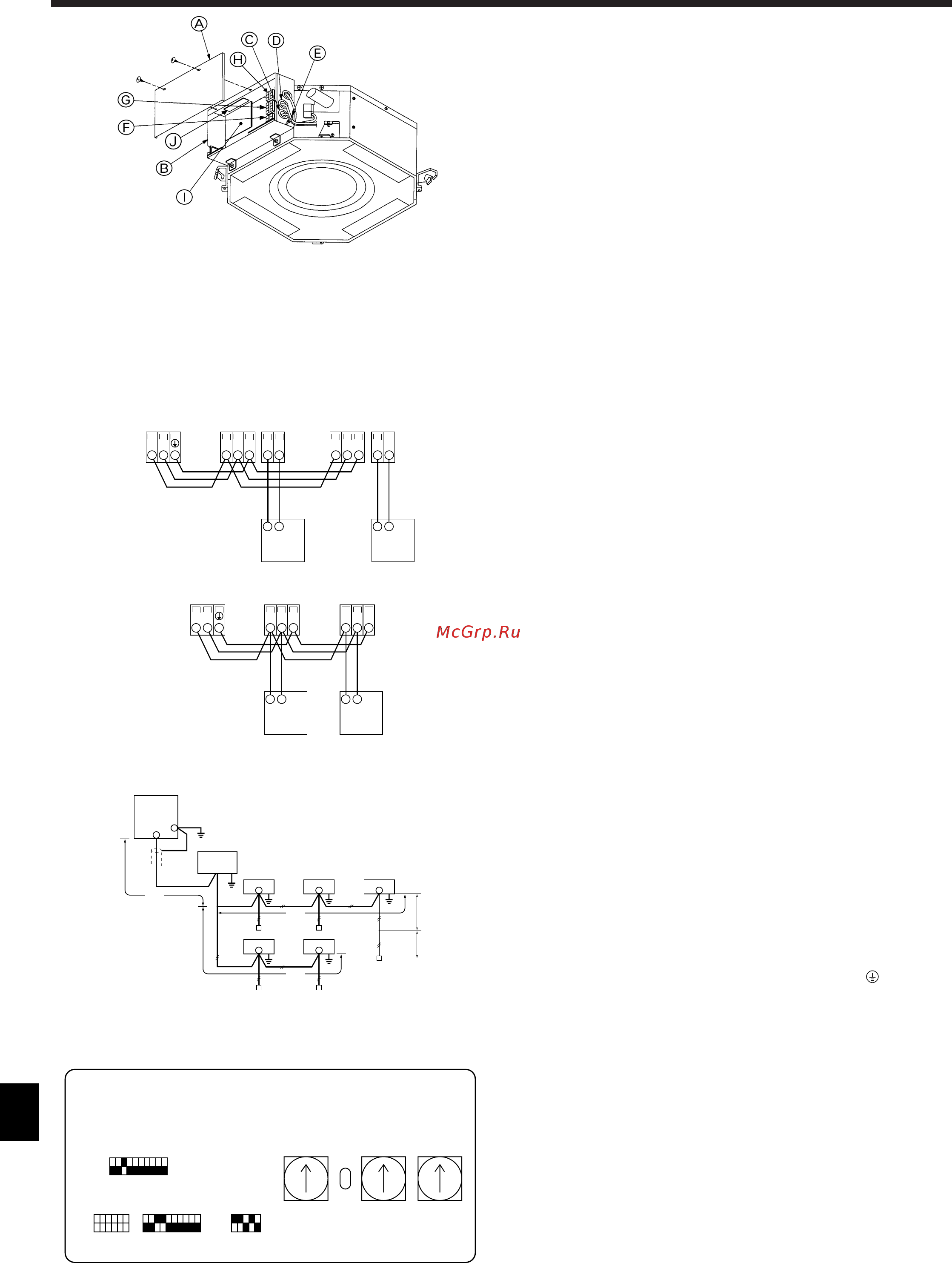 Mitsubishi Electric PLFY-P15VCM-E [14/18] Электрические работы