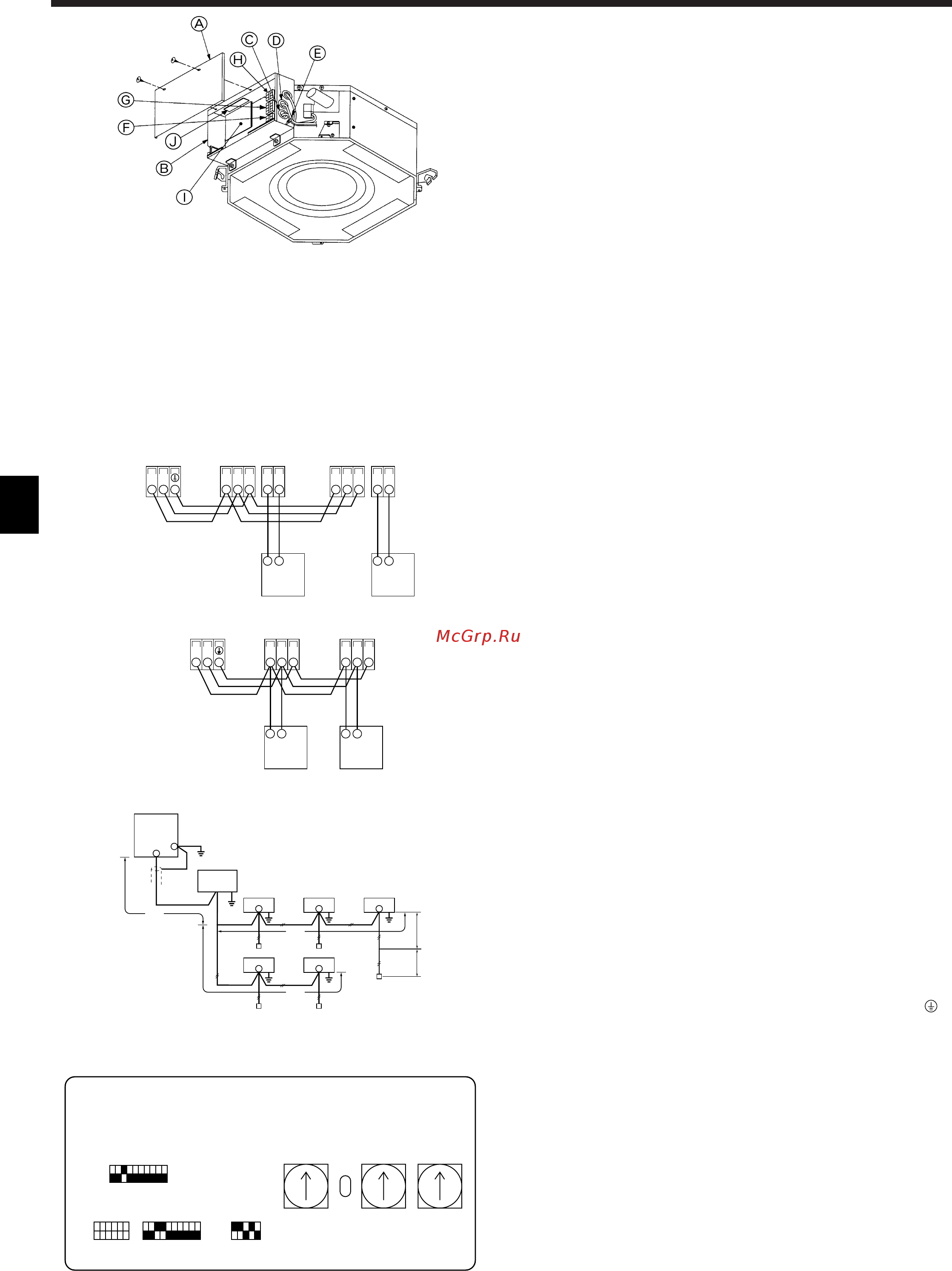 Mitsubishi Electric PLFY-P15VCM-E [6/18] Electrical work