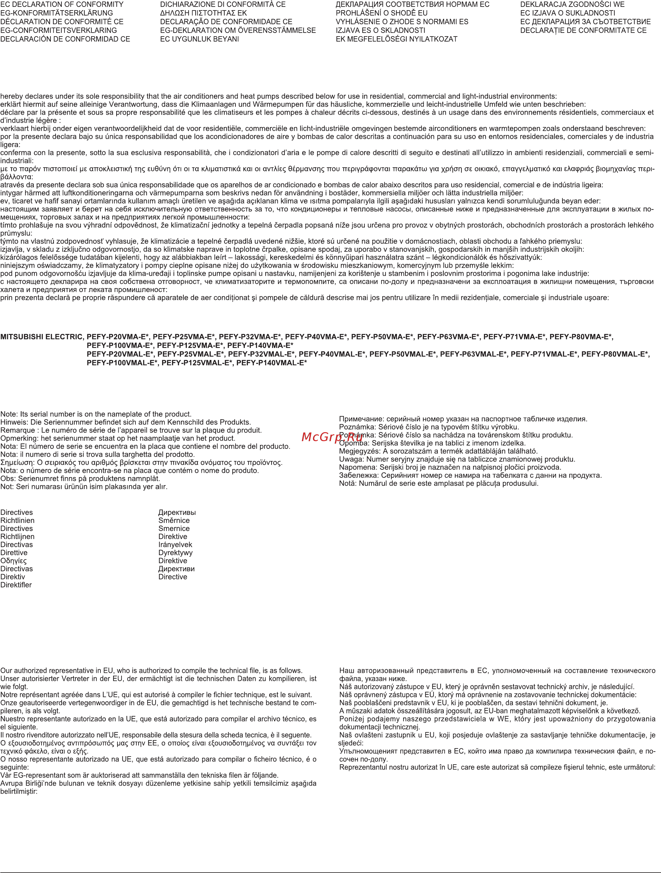 Mitsubishi Electric PLFY-P32VBM-E Инструкция по эксплуатации онлайн [22/24] 278291