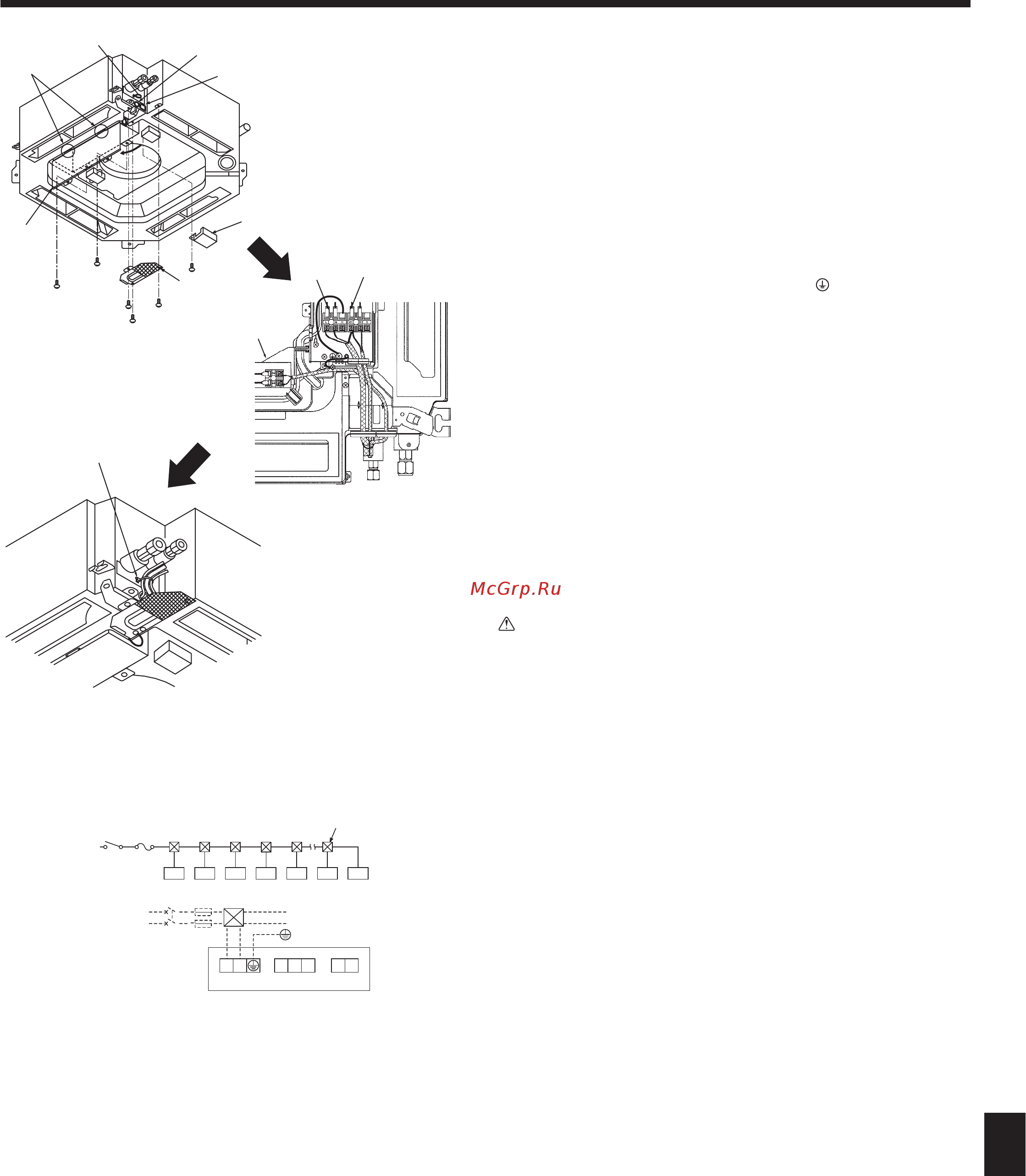 Mitsubishi Electric PLFY-P100VBM-E [19/28] Электрические работы