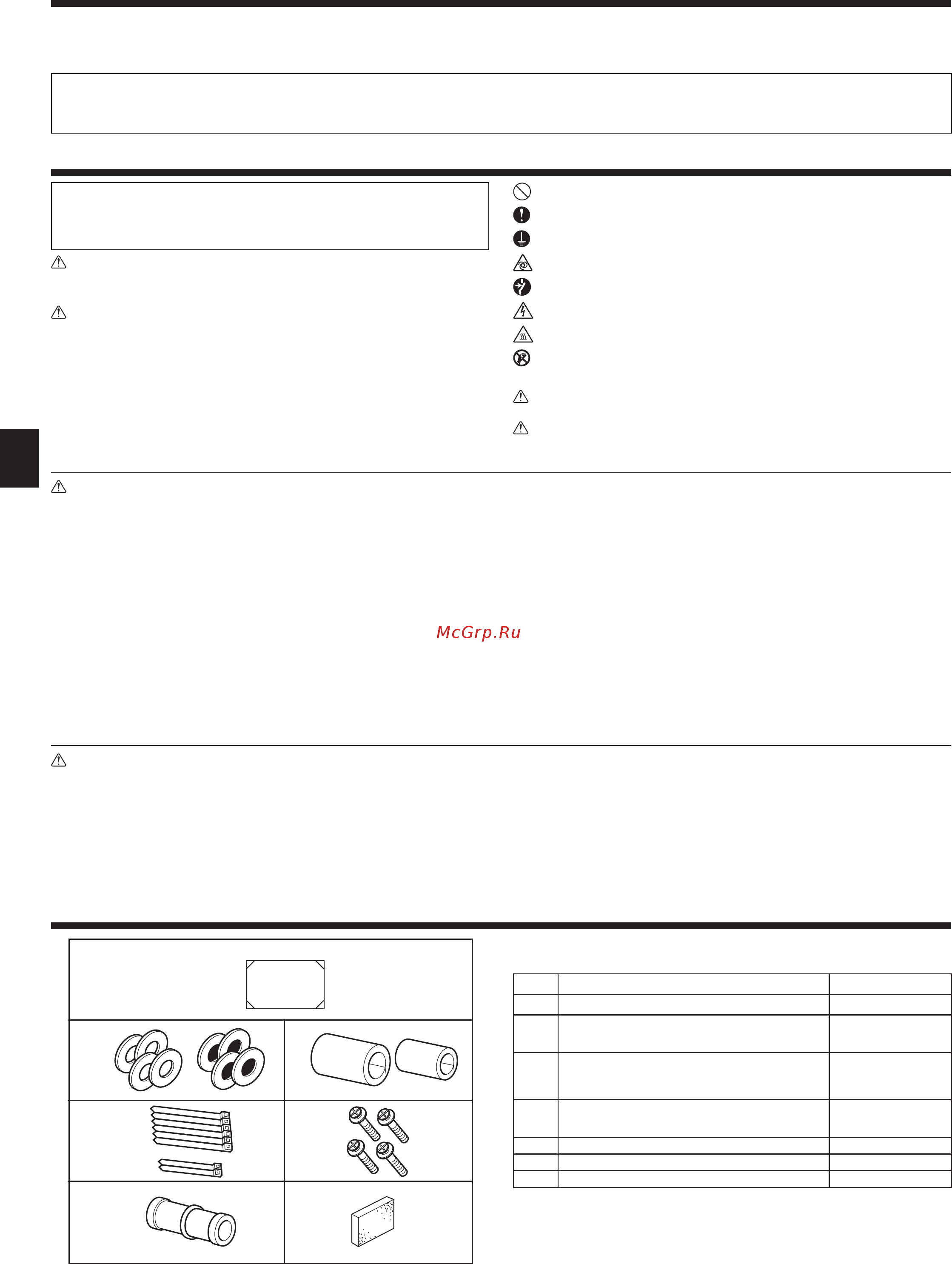 Mitsubishi Electric PLFY-P100VBM-E [2/28] Safety precautions