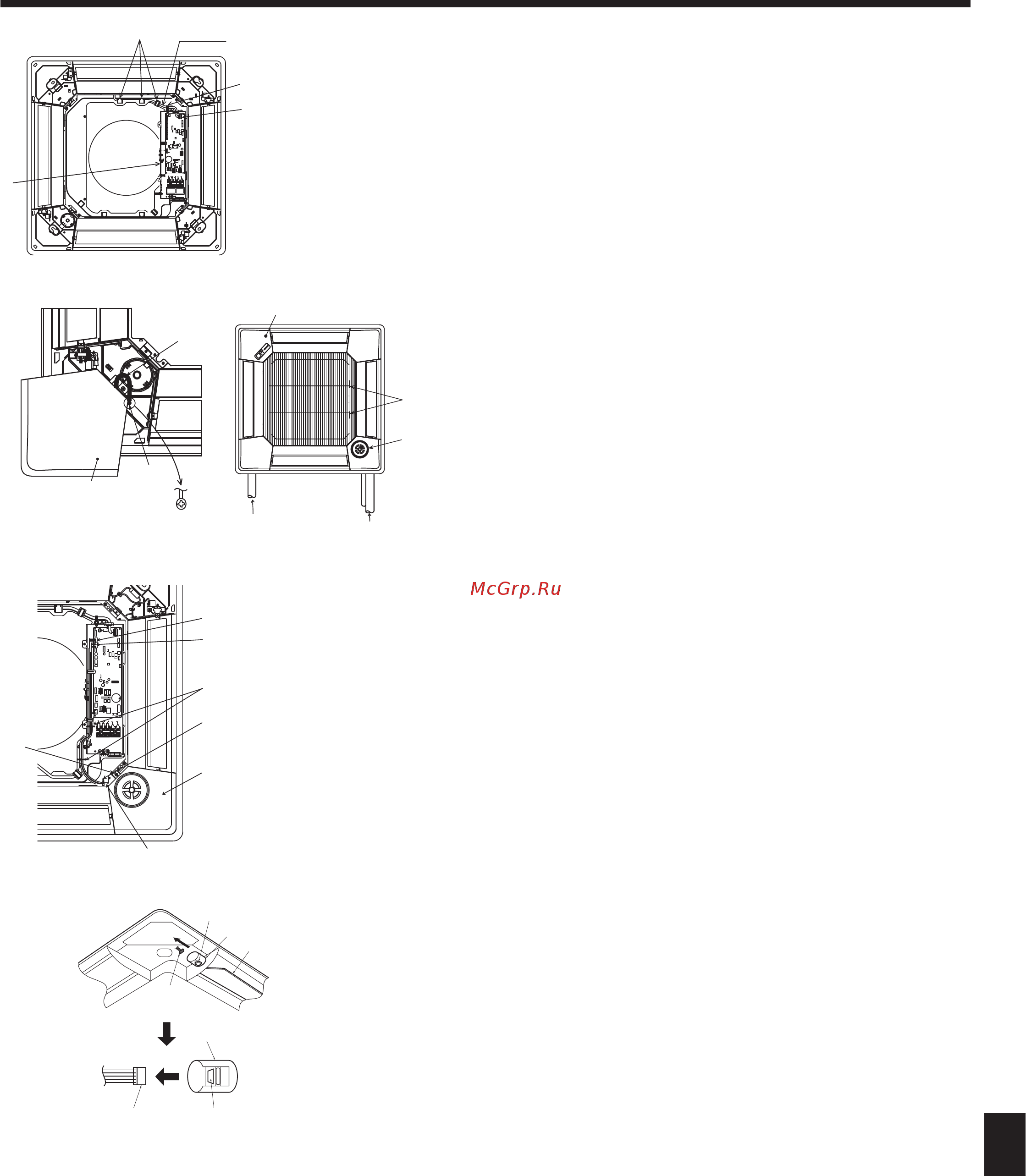 Mitsubishi Electric PLFY-P50VBM-E [25/28] Установка вентиляционной решетки