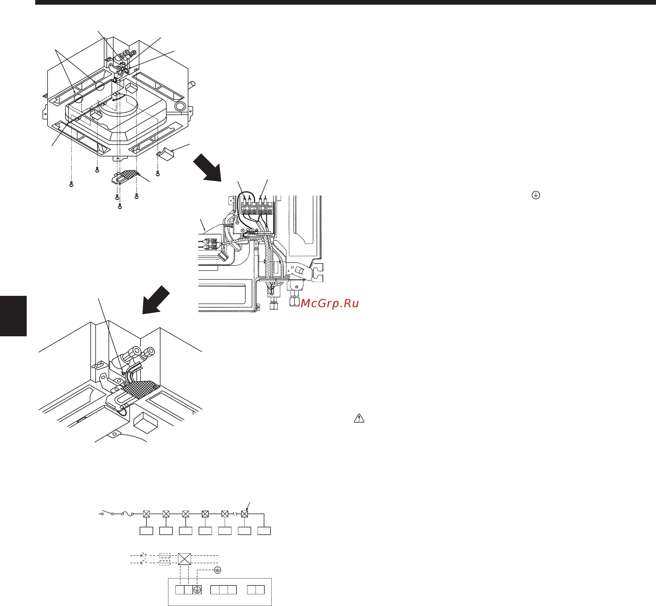 Mitsubishi Electric PLFY-P100VBM-E [6/28] Electrical work