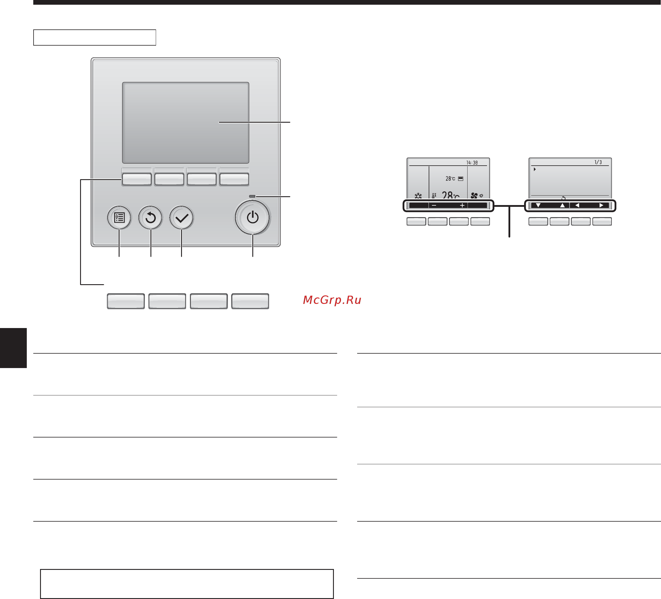 Mitsubishi Electric PMFY-P40VBM-E [4/32] Parts names