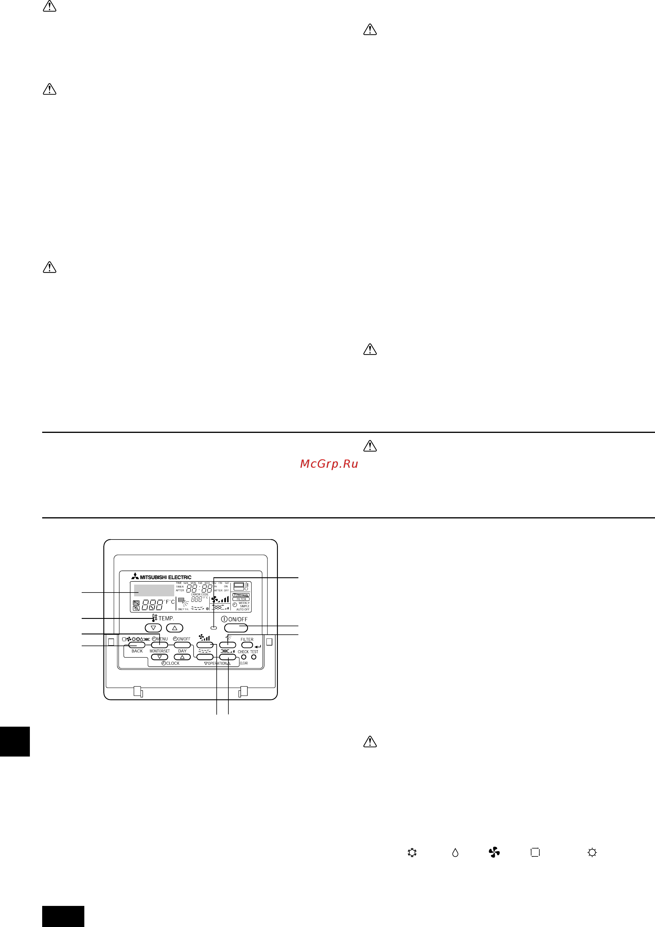 Mitsubishi Electric PEFY-P20VMA-E [94/124] Imena in funkcije posameznih delov