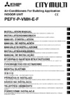 Mitsubishi Electric PEFY-P140VMH-E-F Инструкция по установке