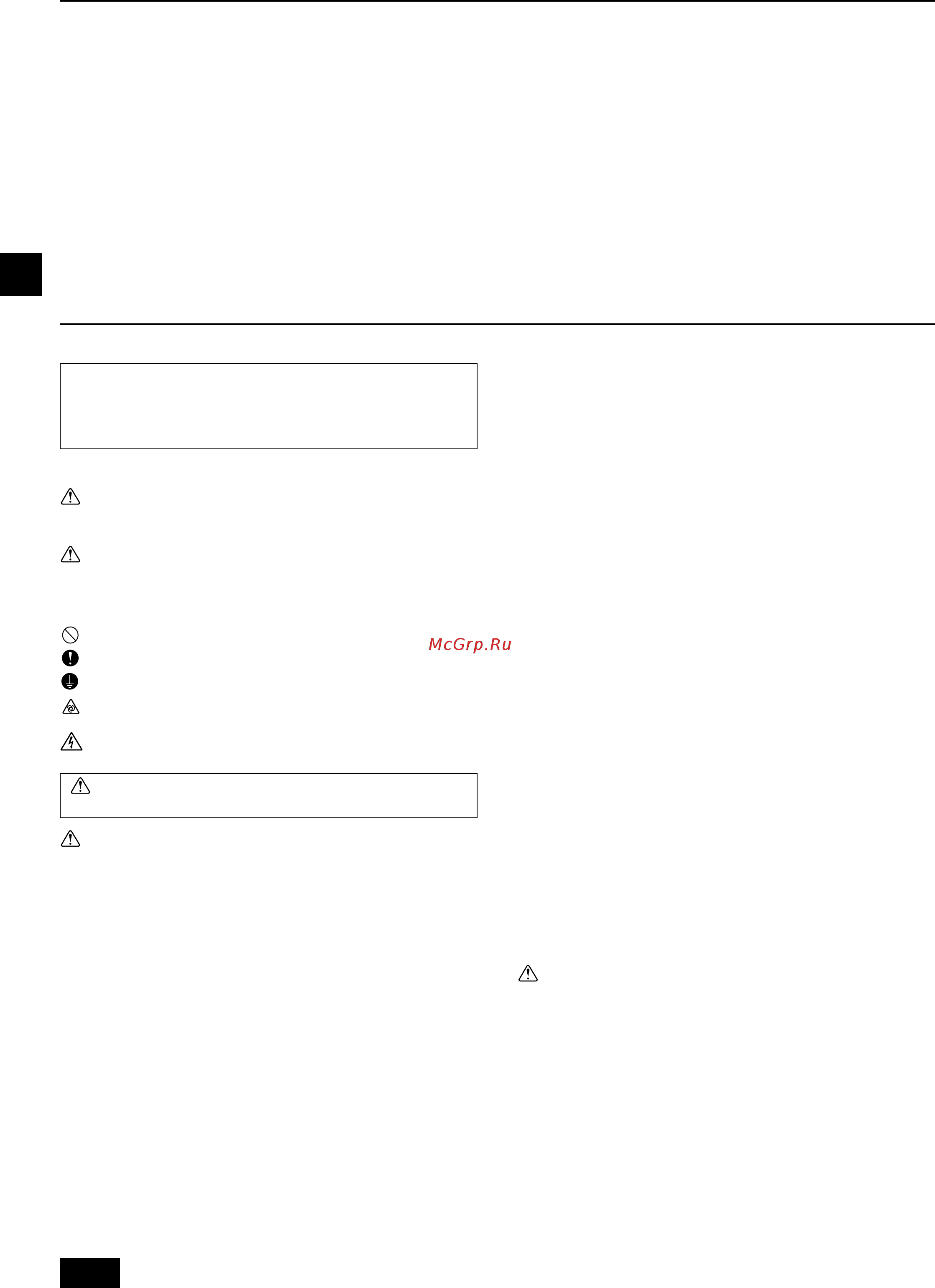 Mitsubishi Electric PEFY-P15VMS1-E [6/21] Indicates an action that must be avoided