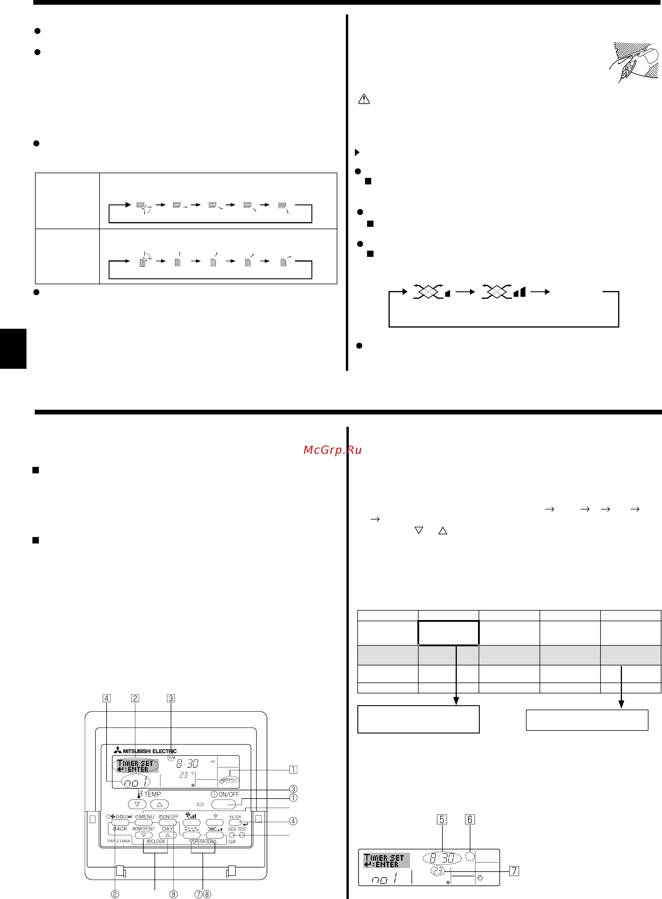 Mitsubishi Electric PFFY-P40VKM-E [8/40] Operation