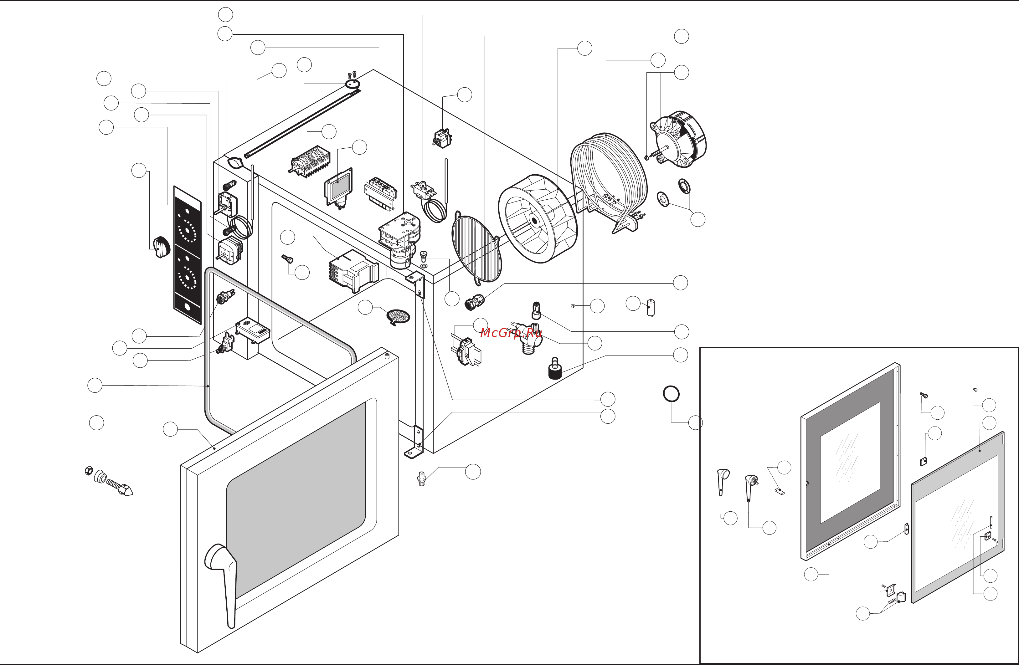 Lainox REV051M Конструкция Lainox REV051M (англ.) онлайн