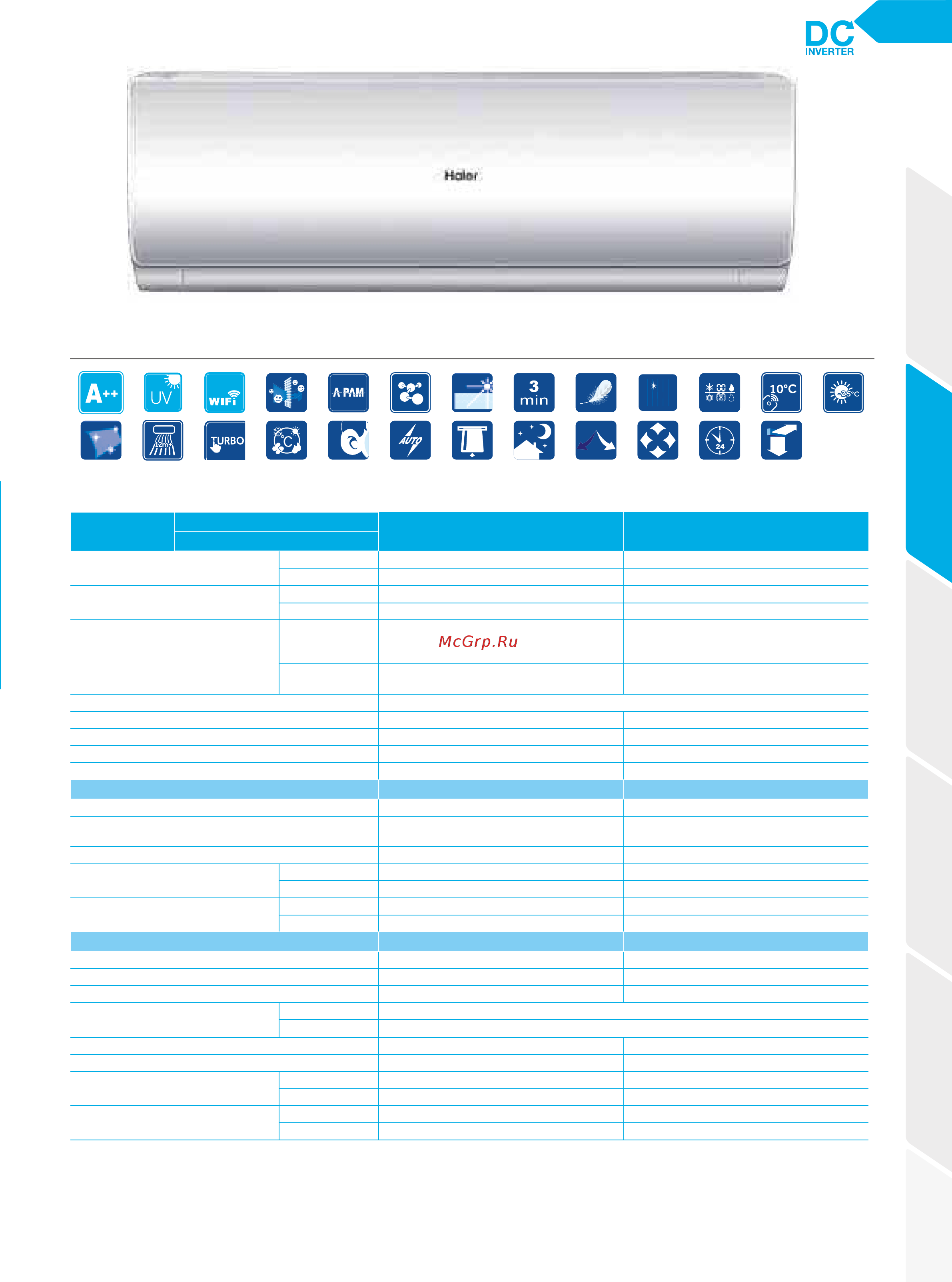 Haier AD48HS1ERA(S) / 1U48IS1EAB [31/180] Сплит системы бытового назначения