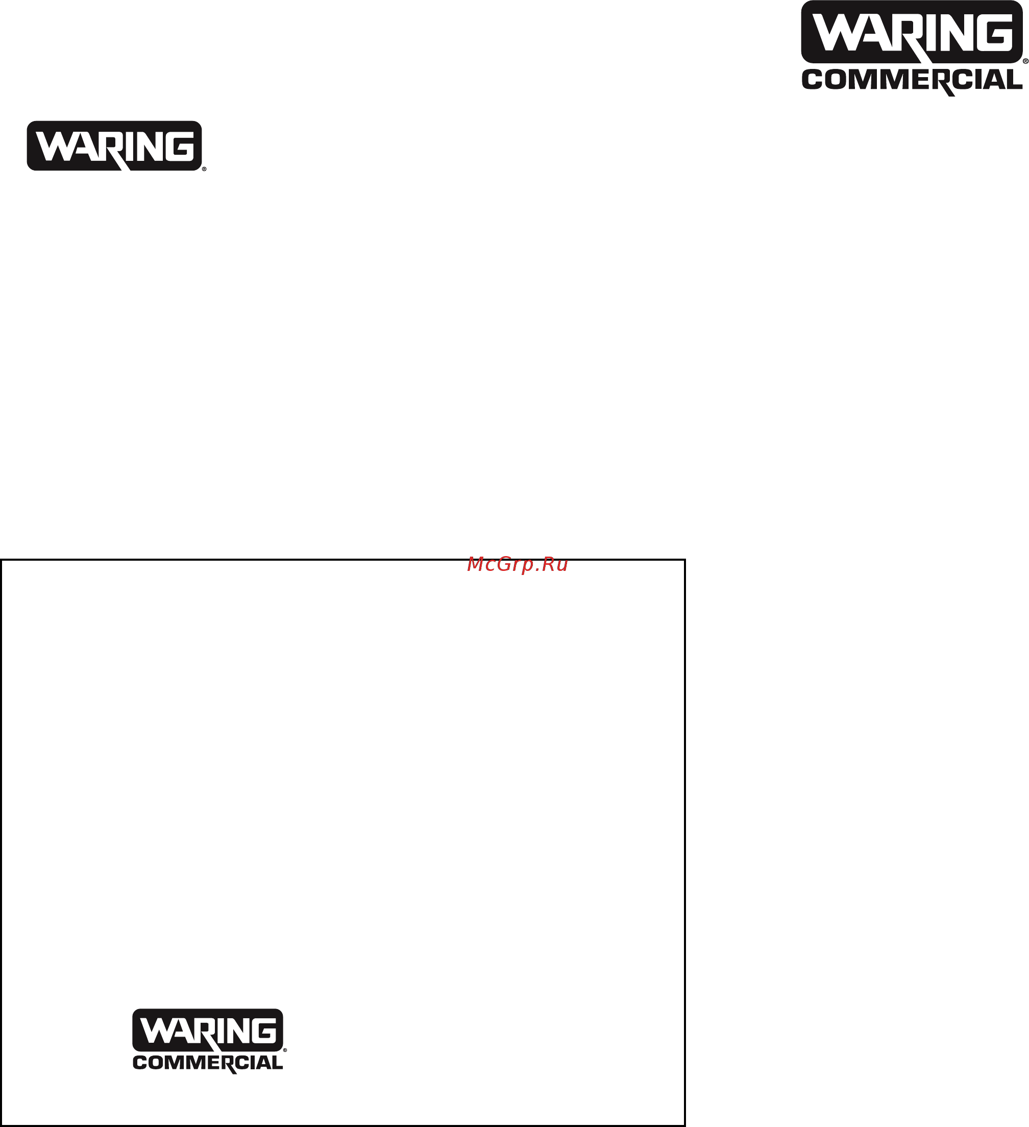 Waring BB25EP Инструкция по эксплуатации онлайн
