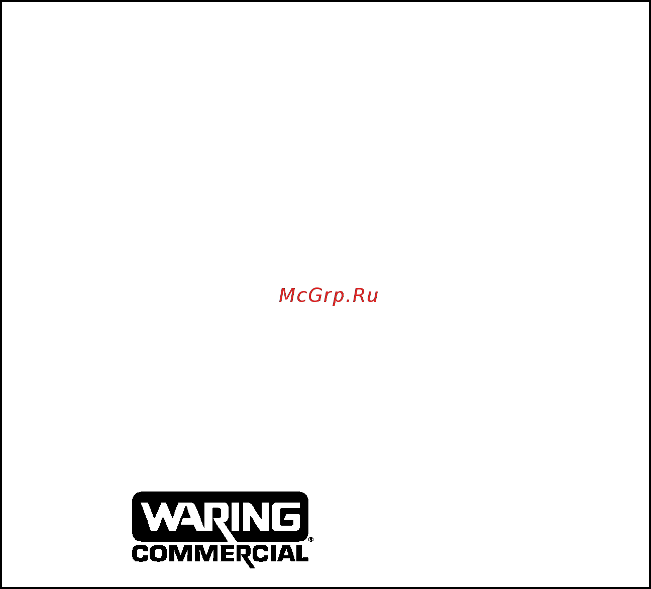 Waring WWCM180 [11/32] Limited one year warranty