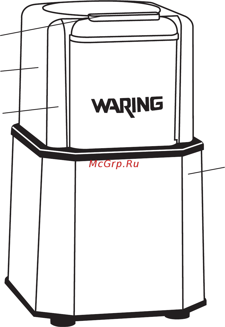 Waring WSG30E [10/16] Pièces