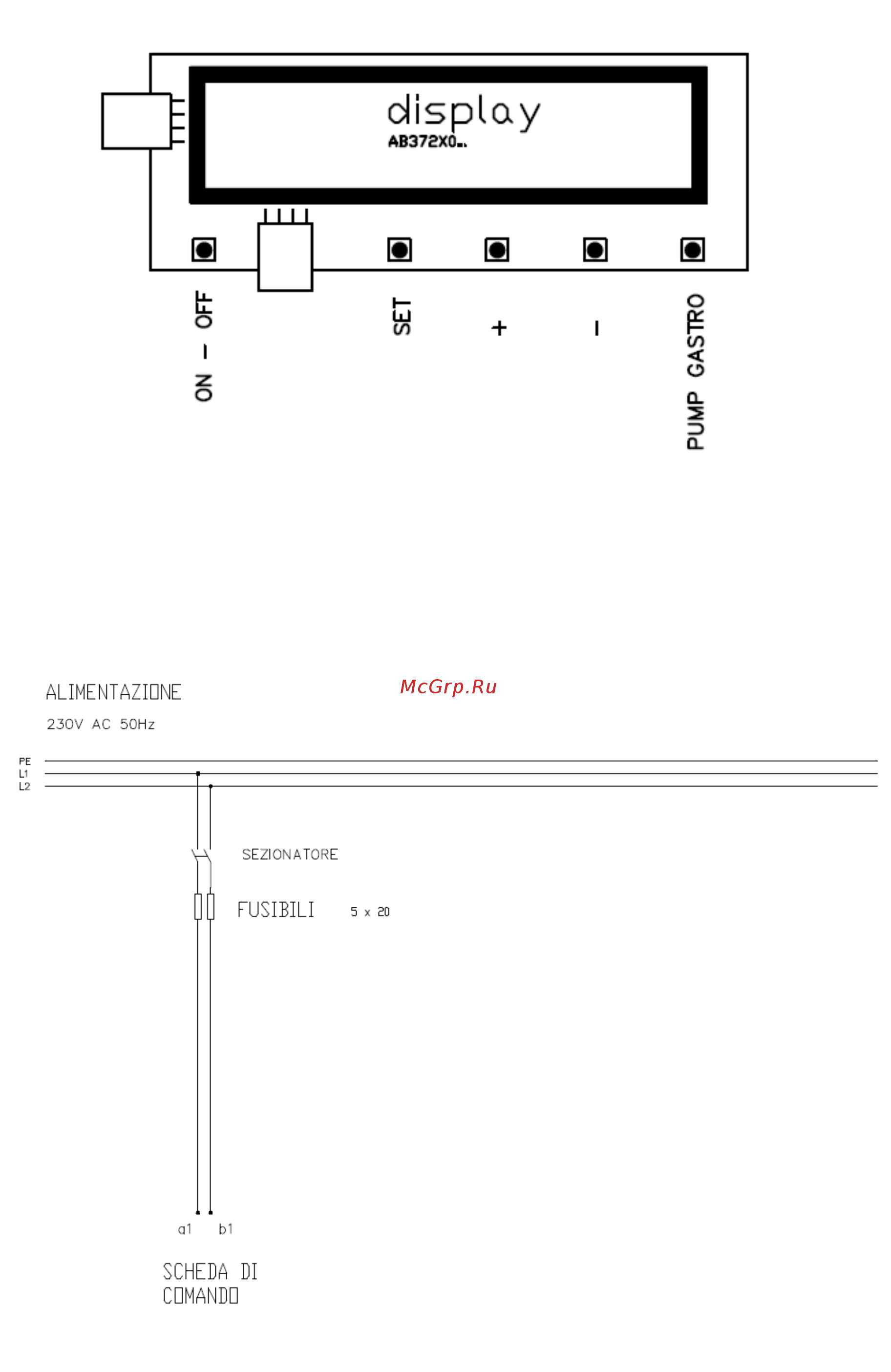 Besser Vacuum Breeze [17/18] _schema scheda display