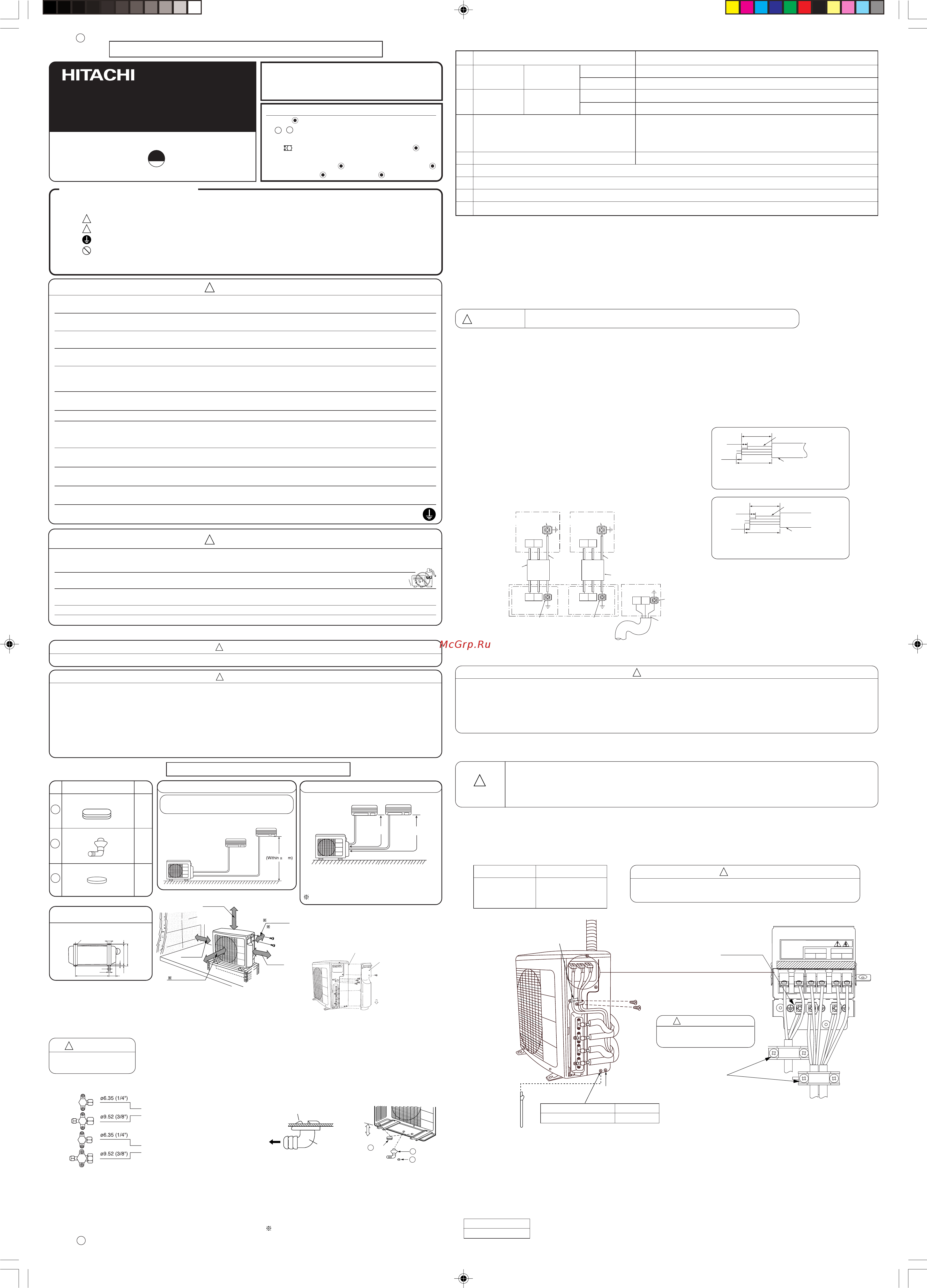 Hitachi RAM-35QH5 Инструкция по эксплуатации онлайн